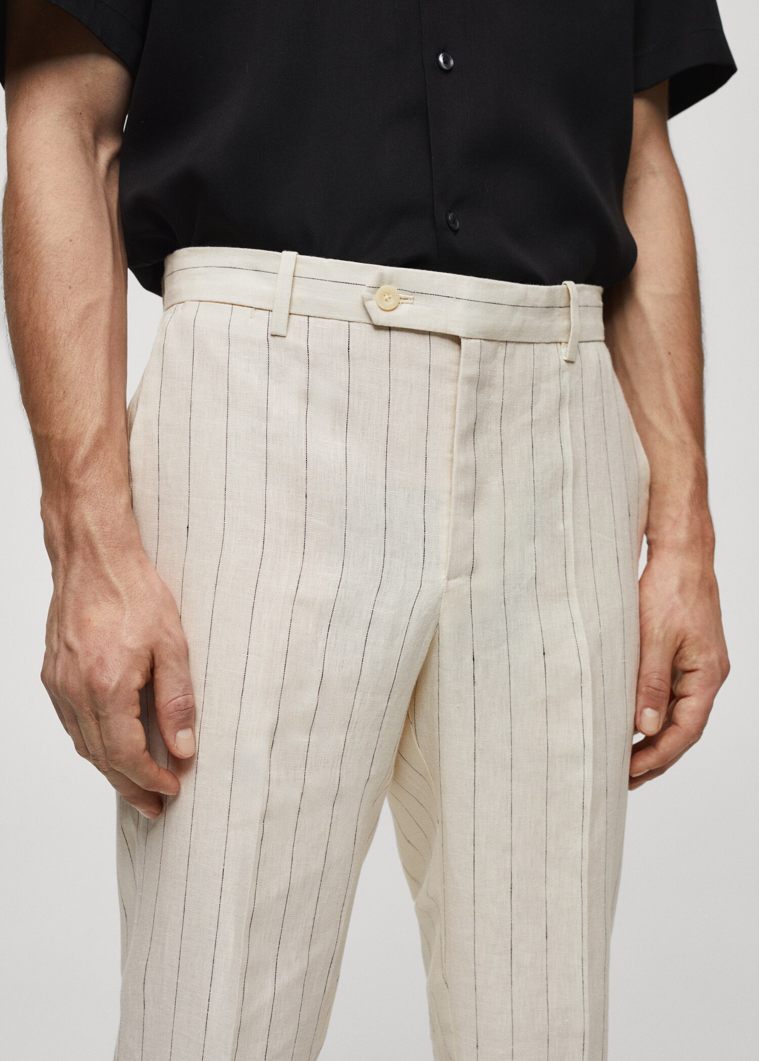 Pantalón slim fit rayas diplomáticas - Detalle del artículo 1