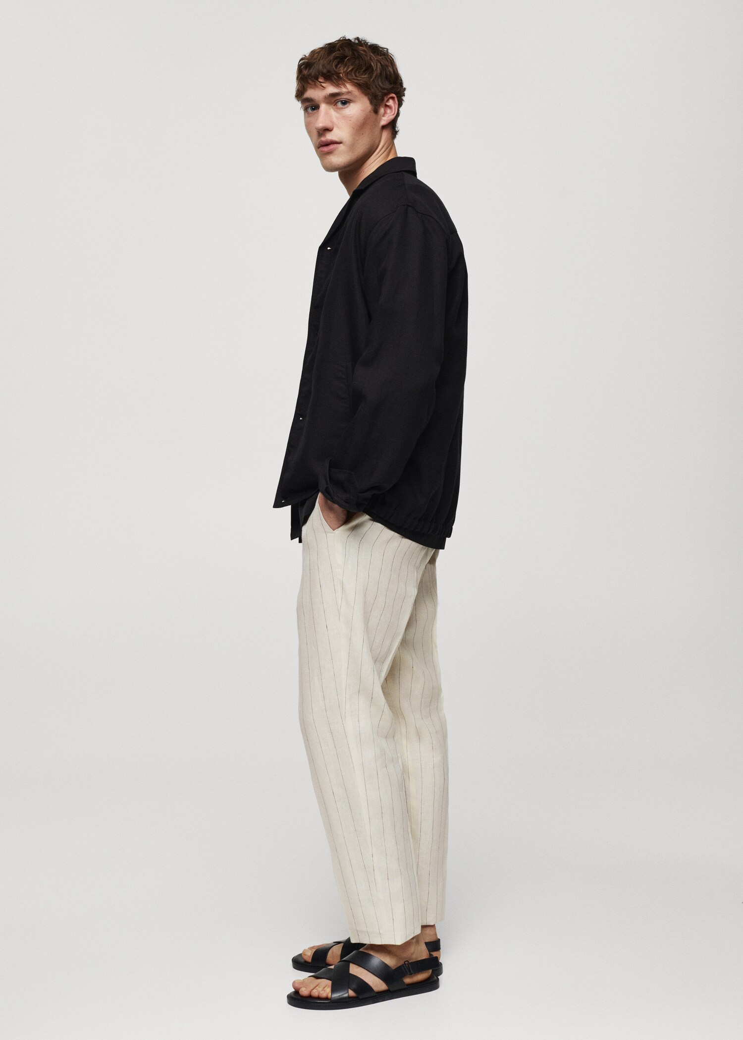 Pantalón slim fit rayas diplomáticas - Detalle del artículo 2