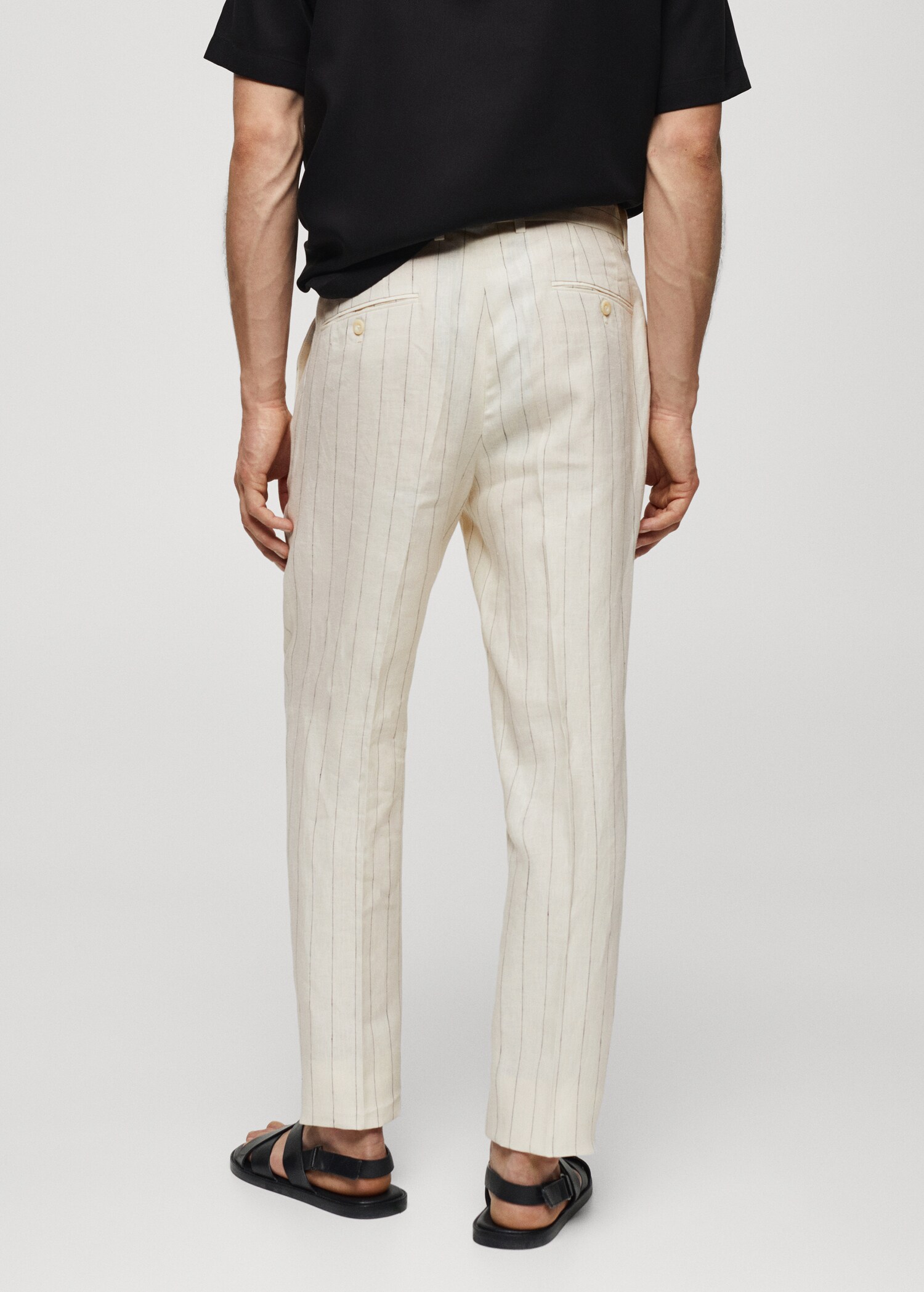 Pantalón slim fit rayas diplomáticas - Reverso del artículo