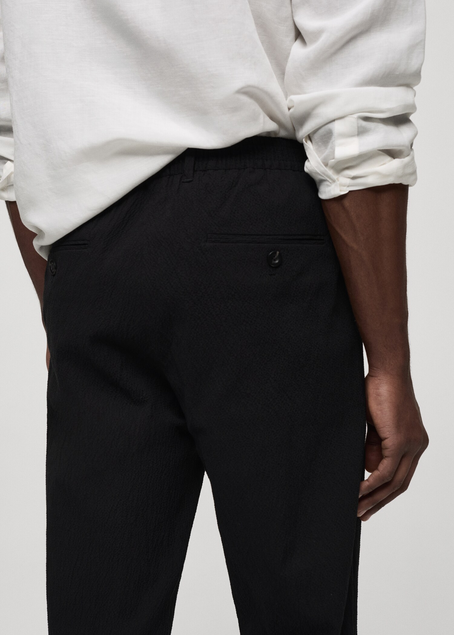 Pantalón algodón seersucker - Detalle del artículo 4