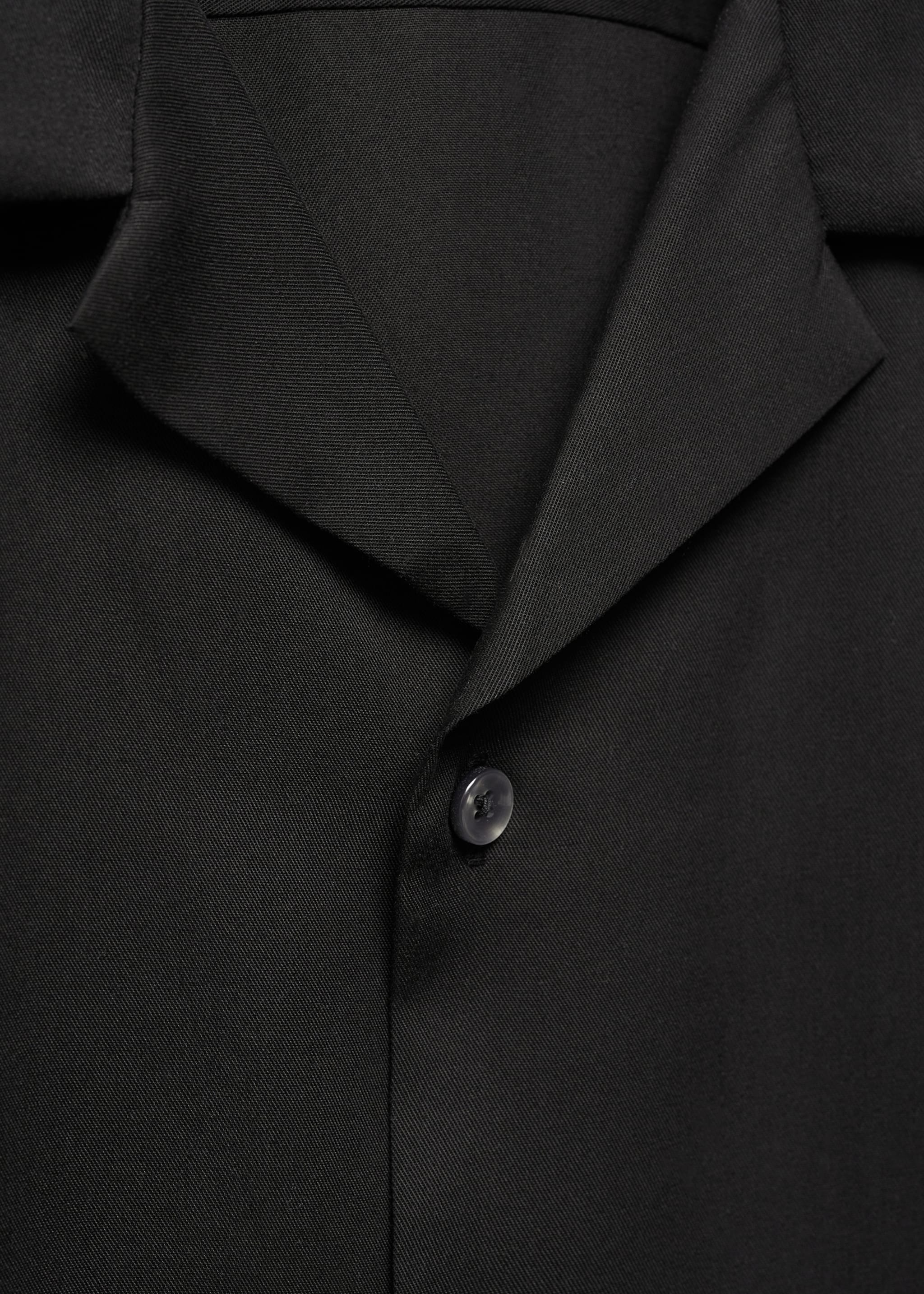 Regular-fit shirt with bowling collar - Details of the article 8