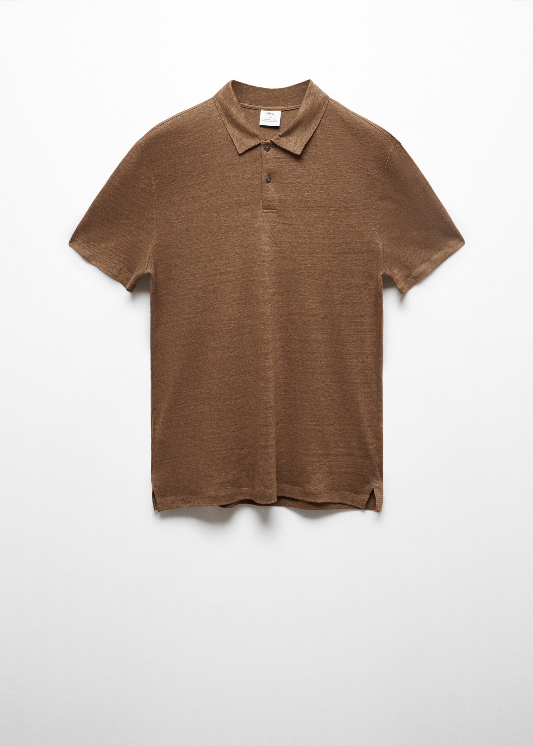 Polo slim fit 100 % lin - Article sans modèle