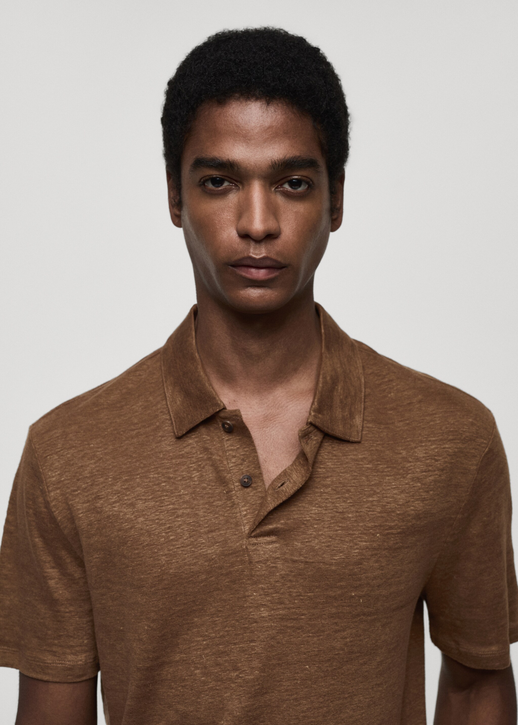 Polo slim fit 100 % lin - Détail de l'article 1
