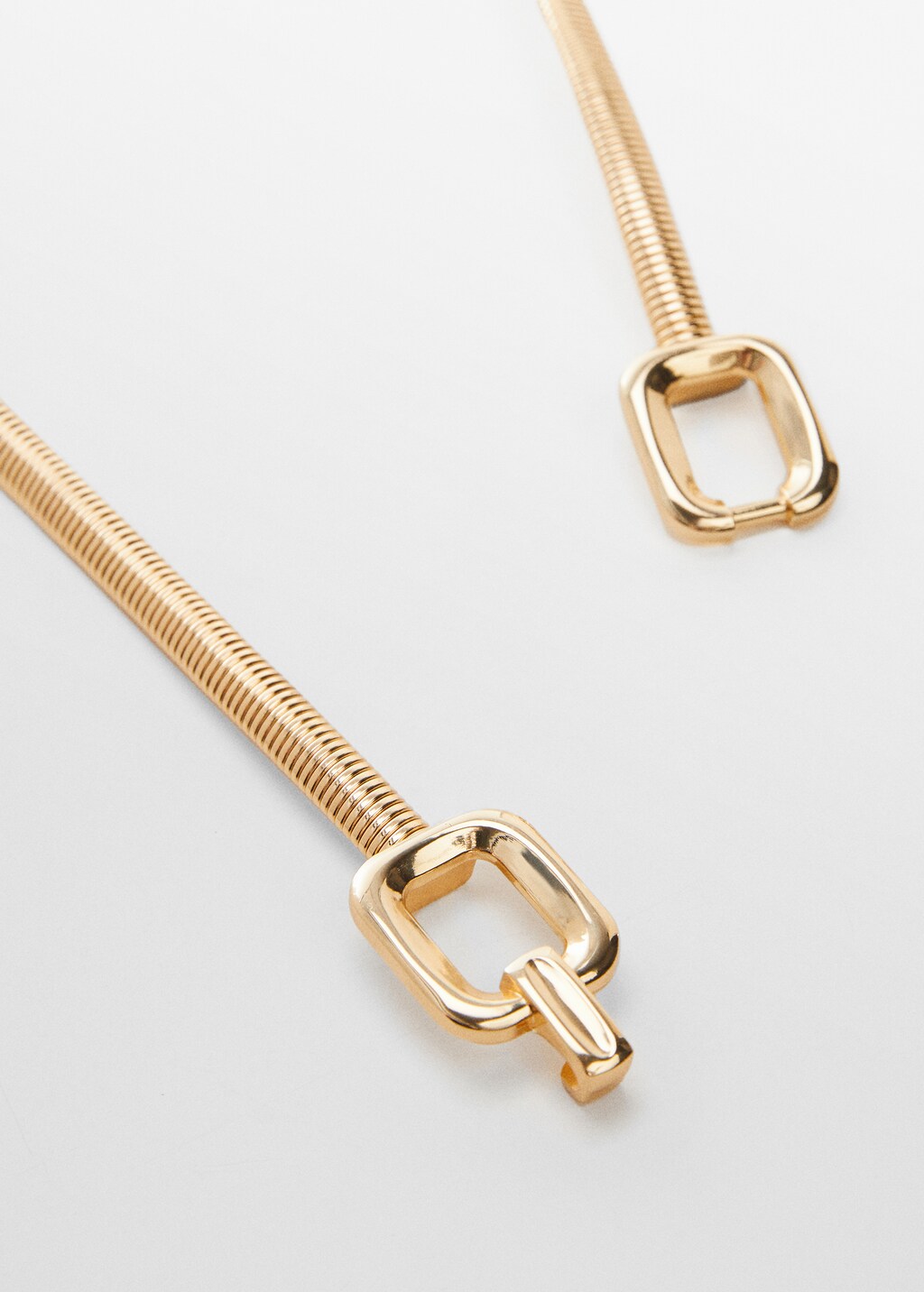 Skinny metallic belt on sale