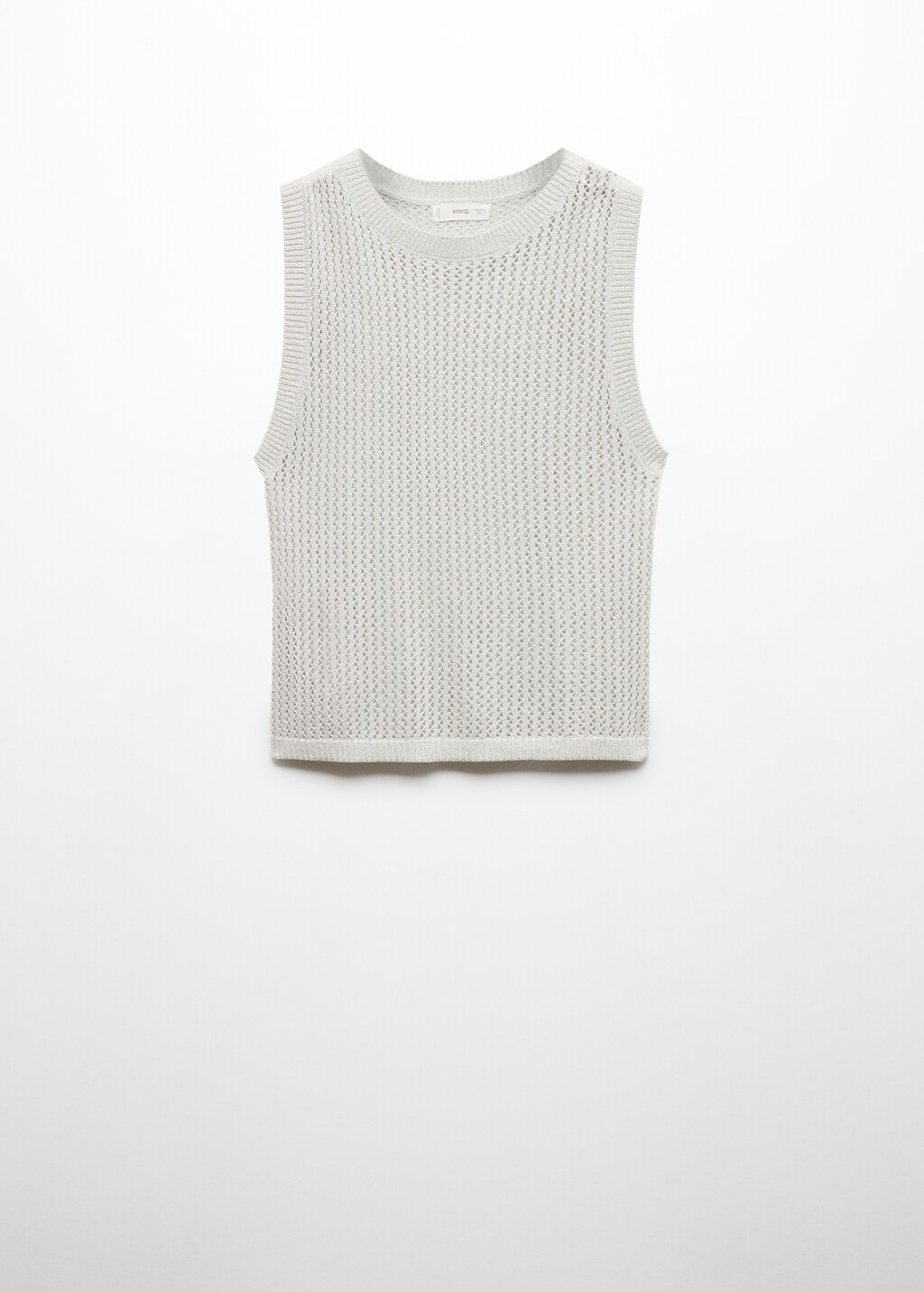 Tie-Detail Rib-Knit Top - Light taupe - Ladies | H&M US