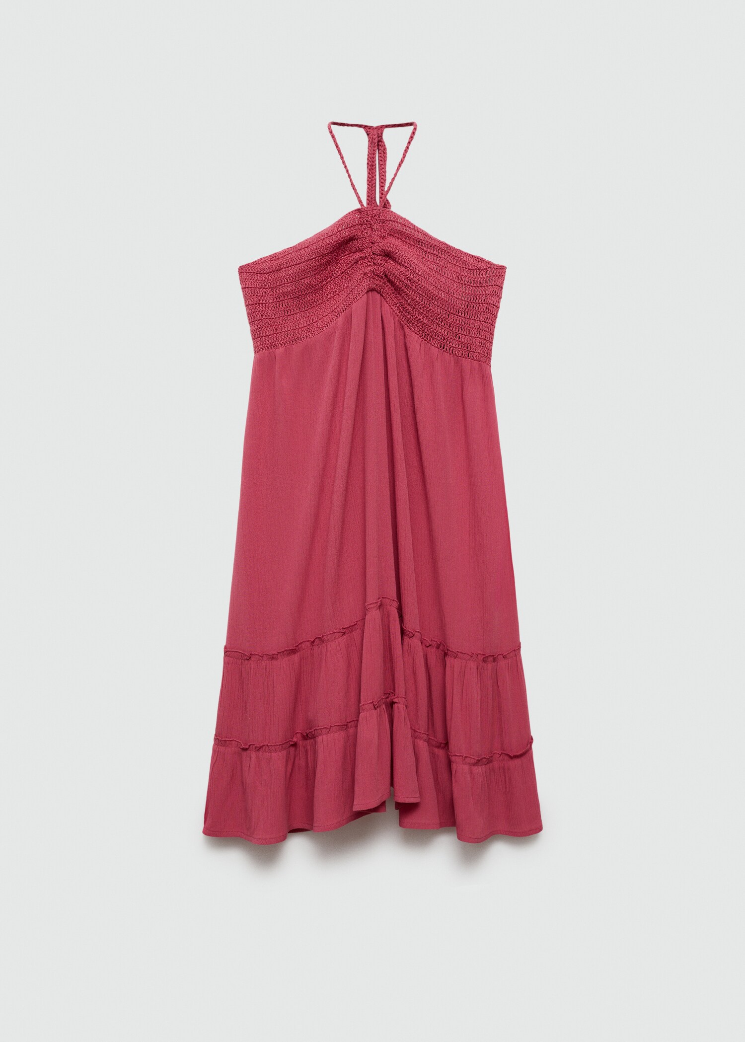 Short ruffled dress - Article without model