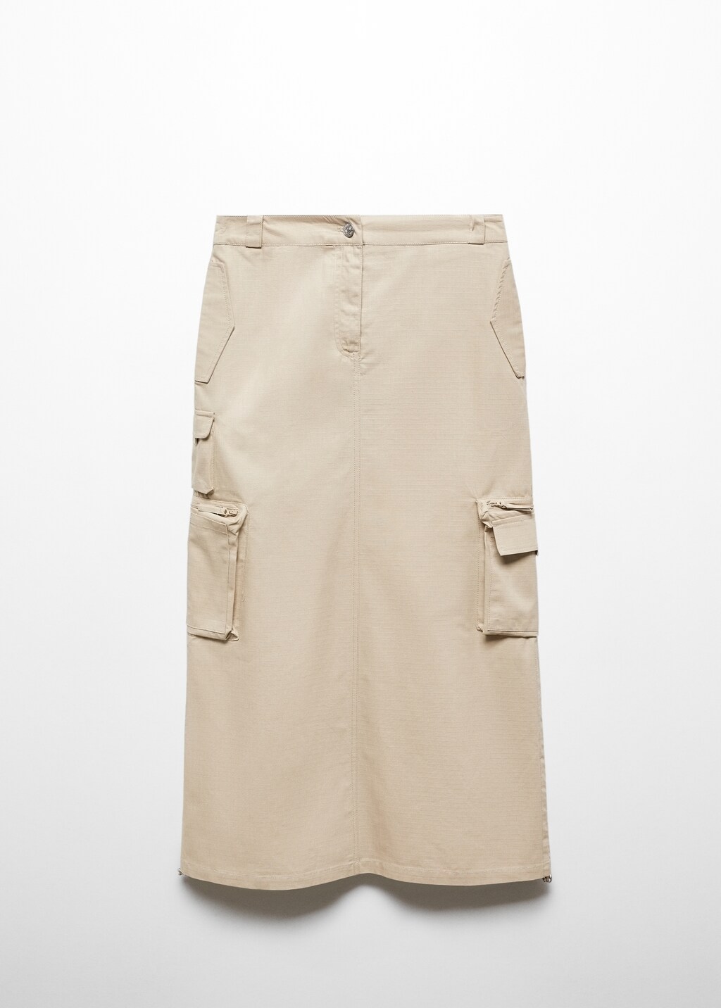Parachute skirt with cargo pockets - Women | MANGO OUTLET USA Parachute skirt with cargo pockets - Women | MANGO OUTLET USA