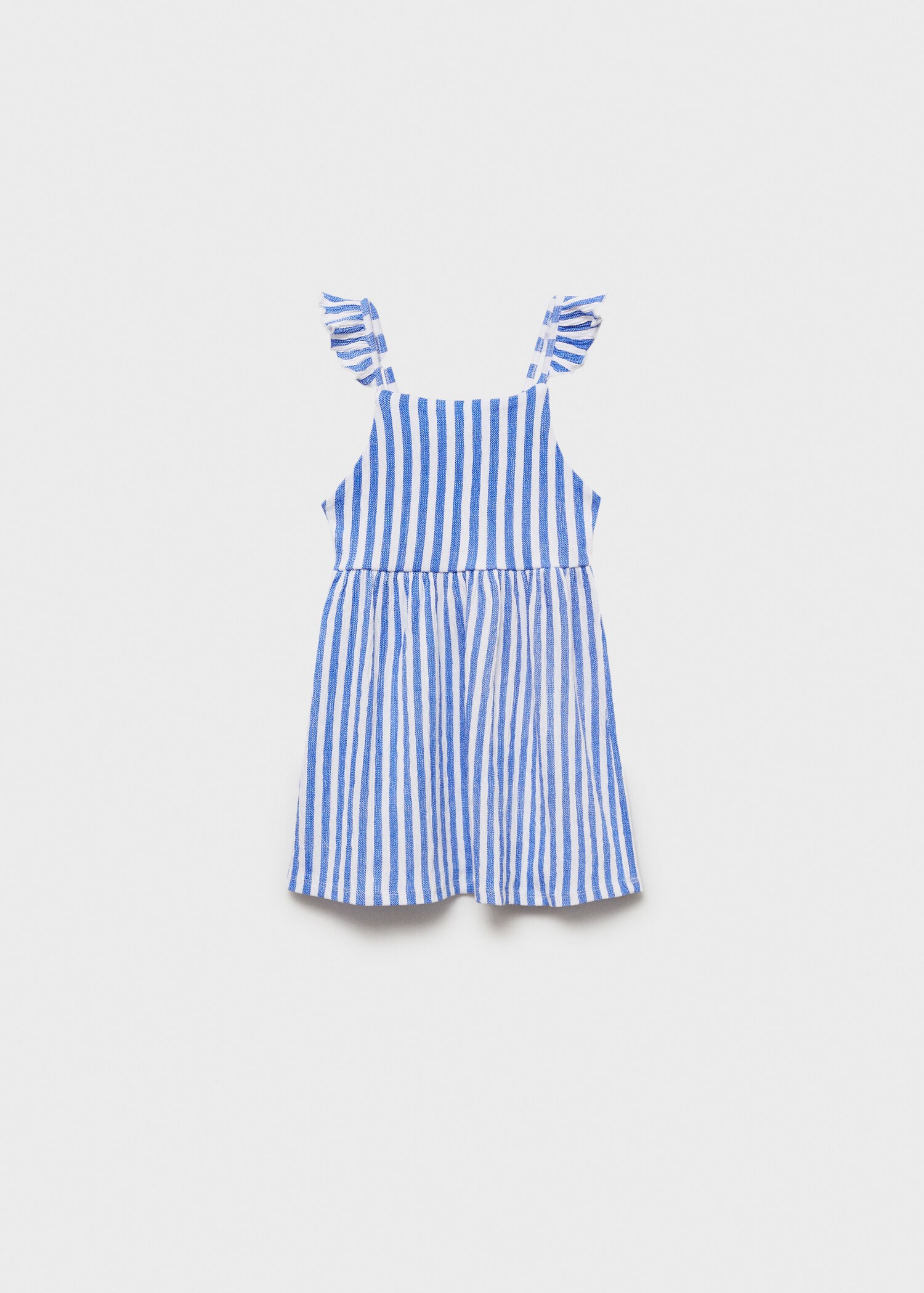 Striped ruffle dress - Article without model