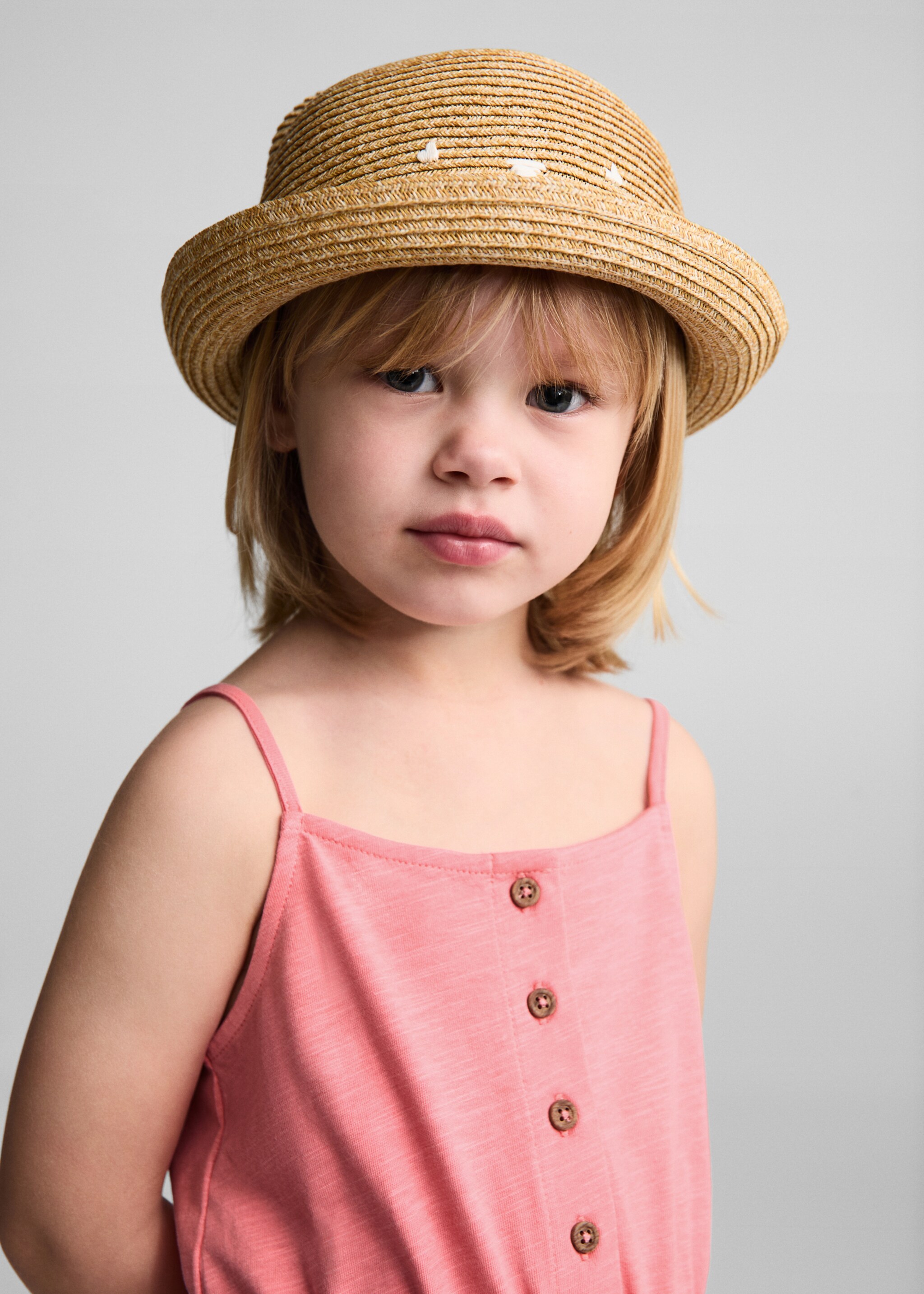 Cotton short jumpsuit - Details of the article 1