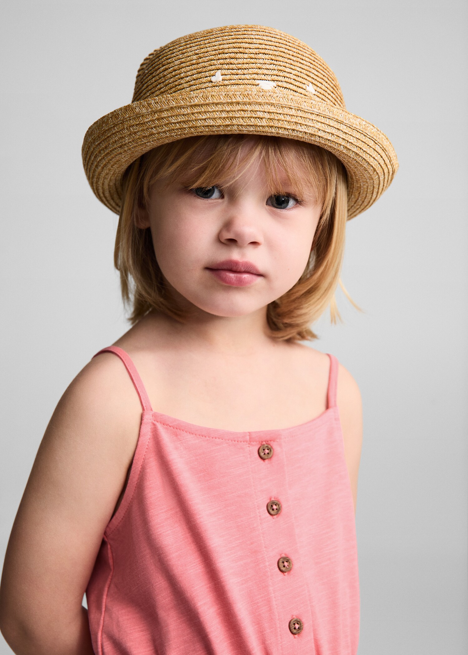 Cotton short jumpsuit - Details of the article 1