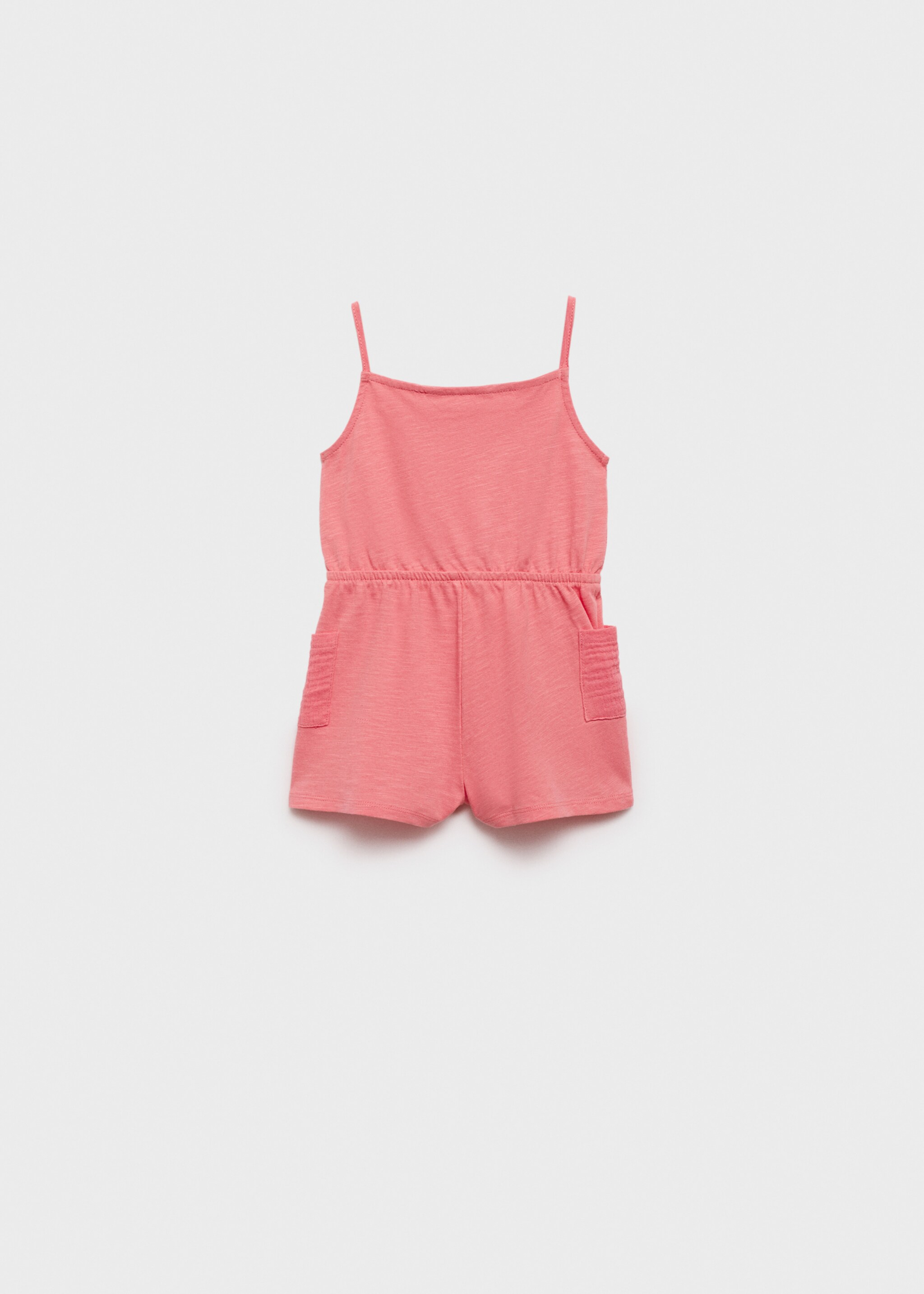 Cotton short jumpsuit - Reverse of the article