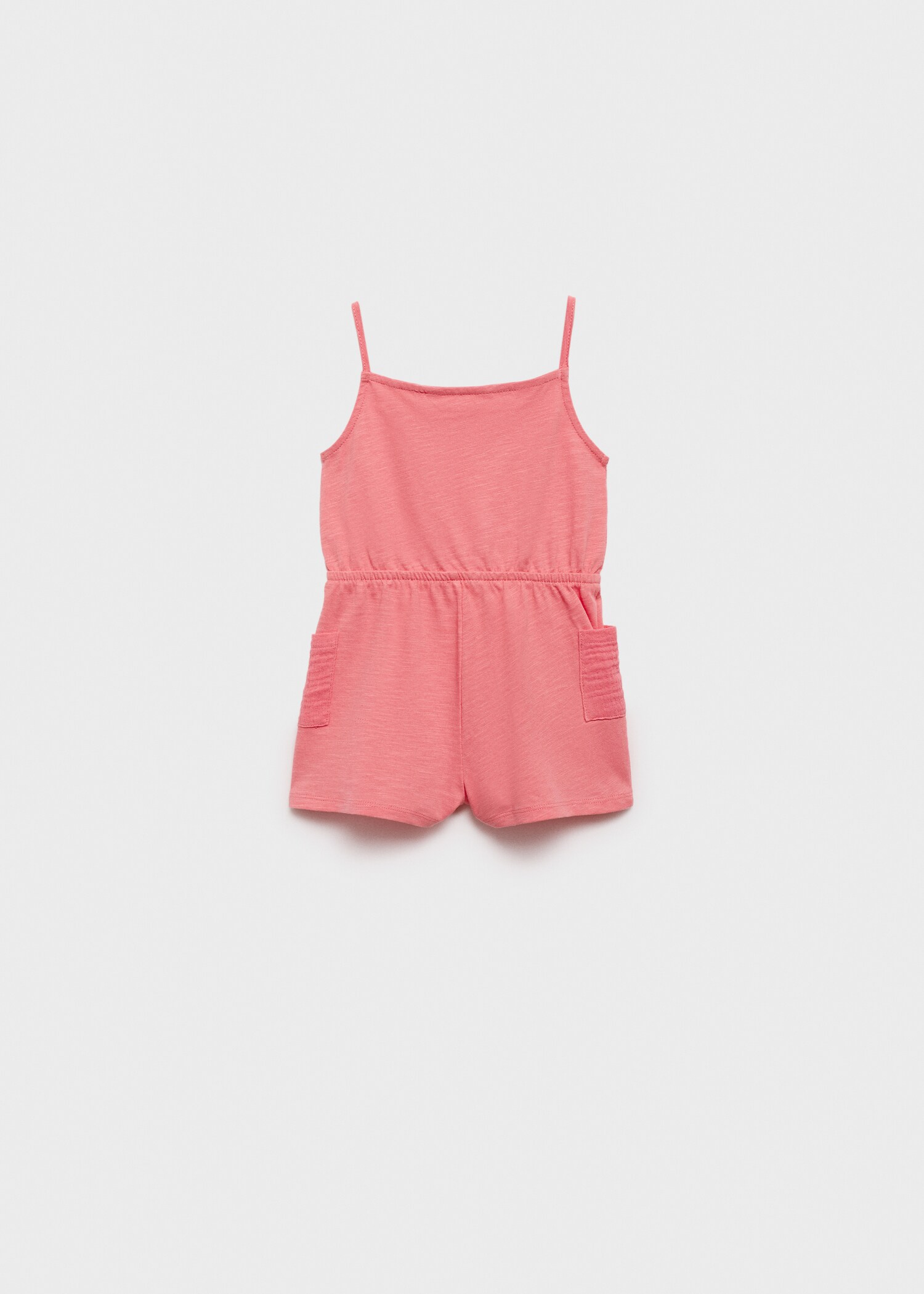 Cotton short jumpsuit - Reverse of the article