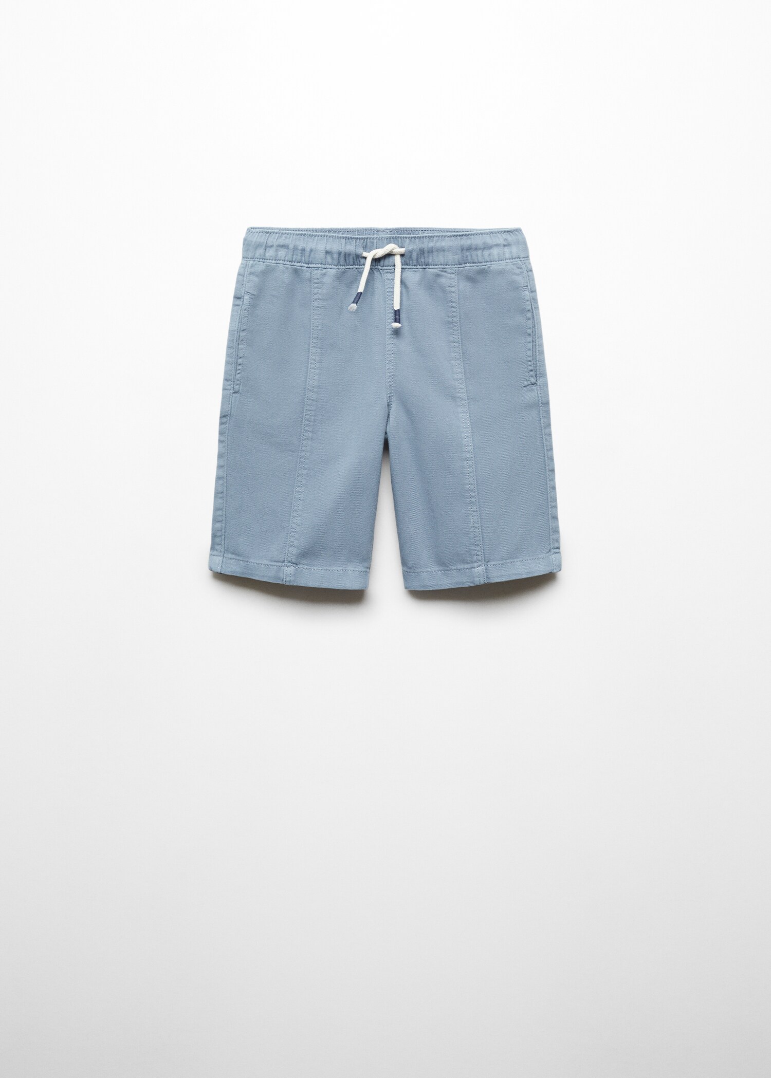 Cotton shorts with elastic waist - Article without model