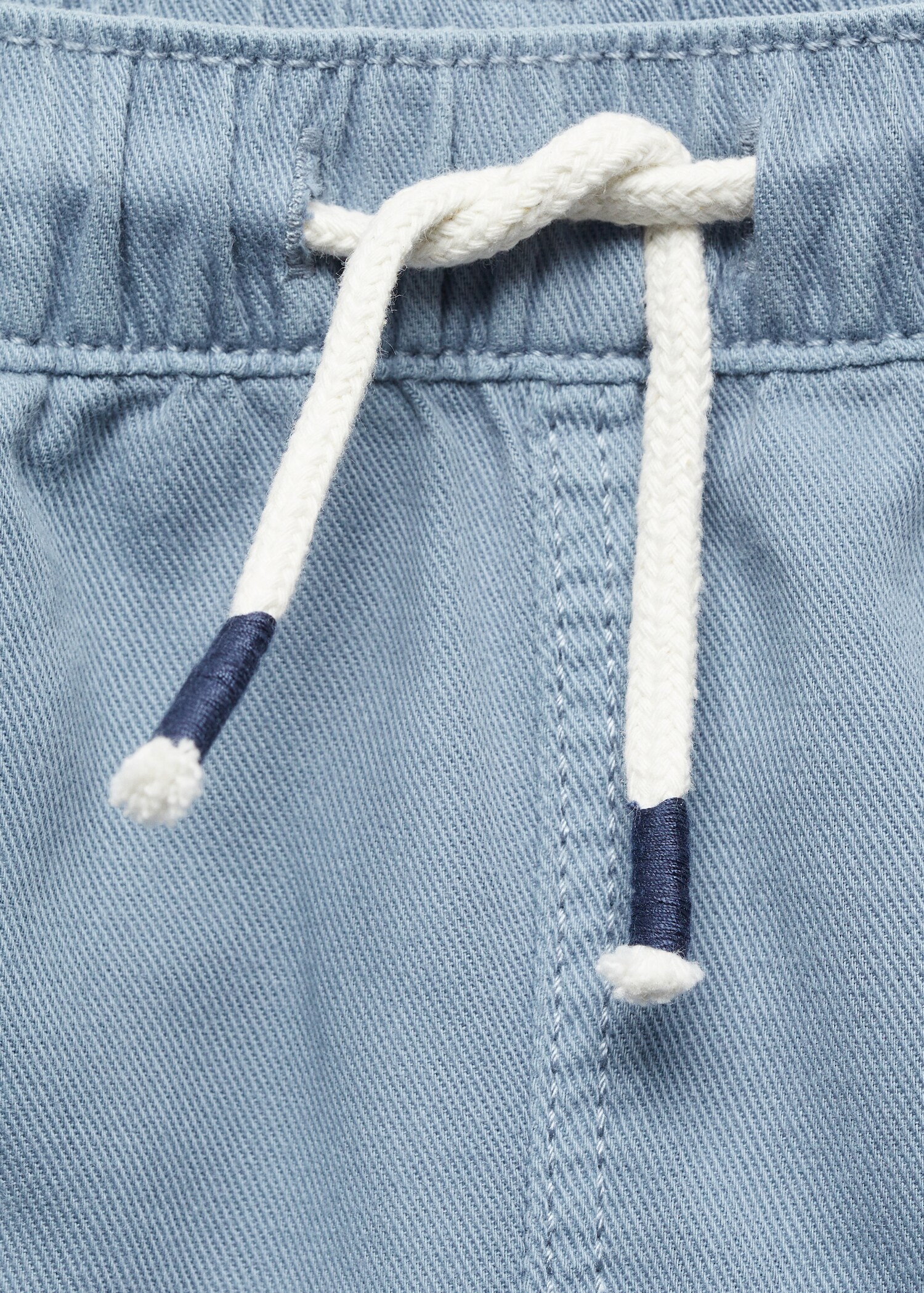Cotton shorts with elastic waist - Details of the article 8