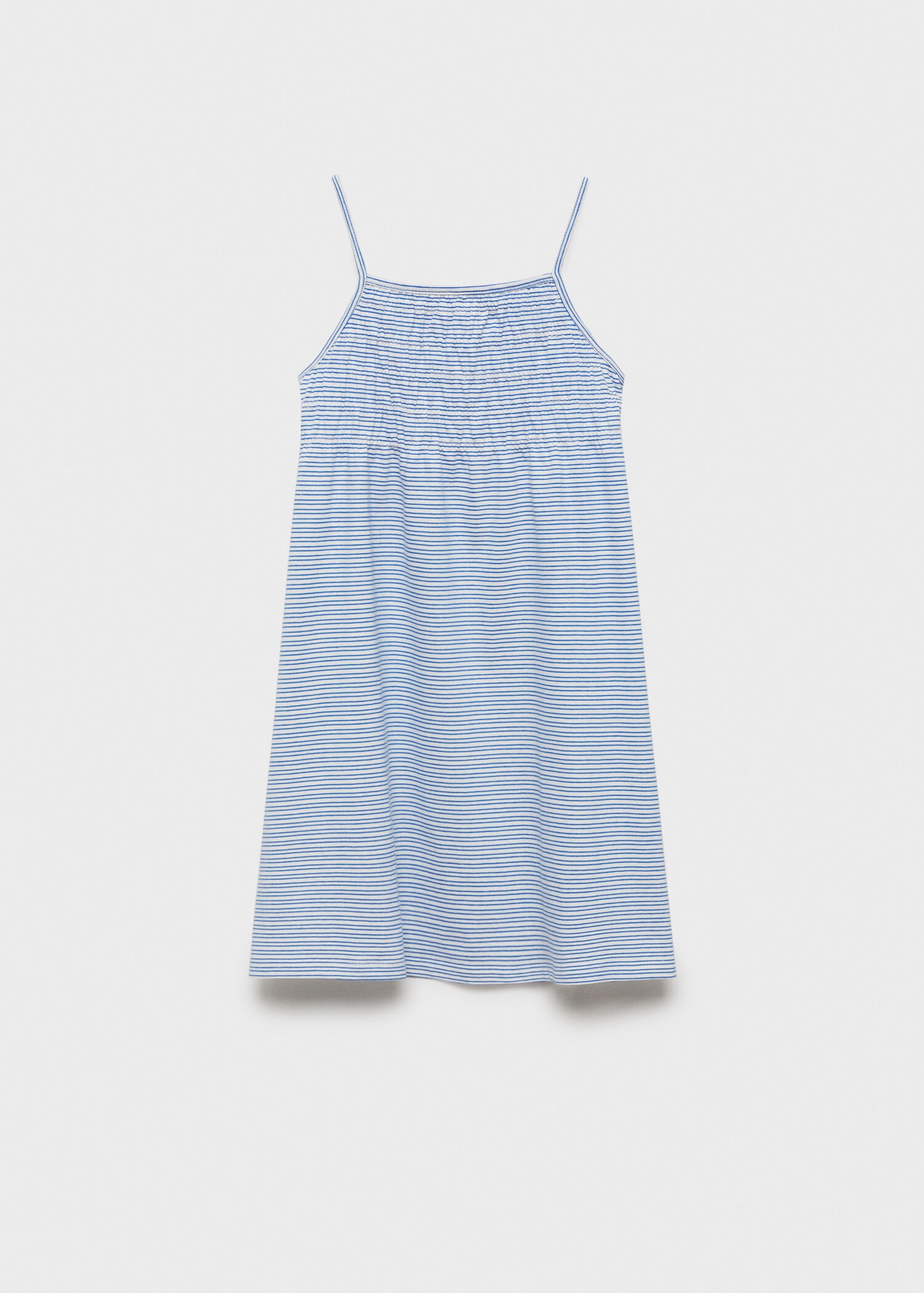 Striped gathered dress - Article without model