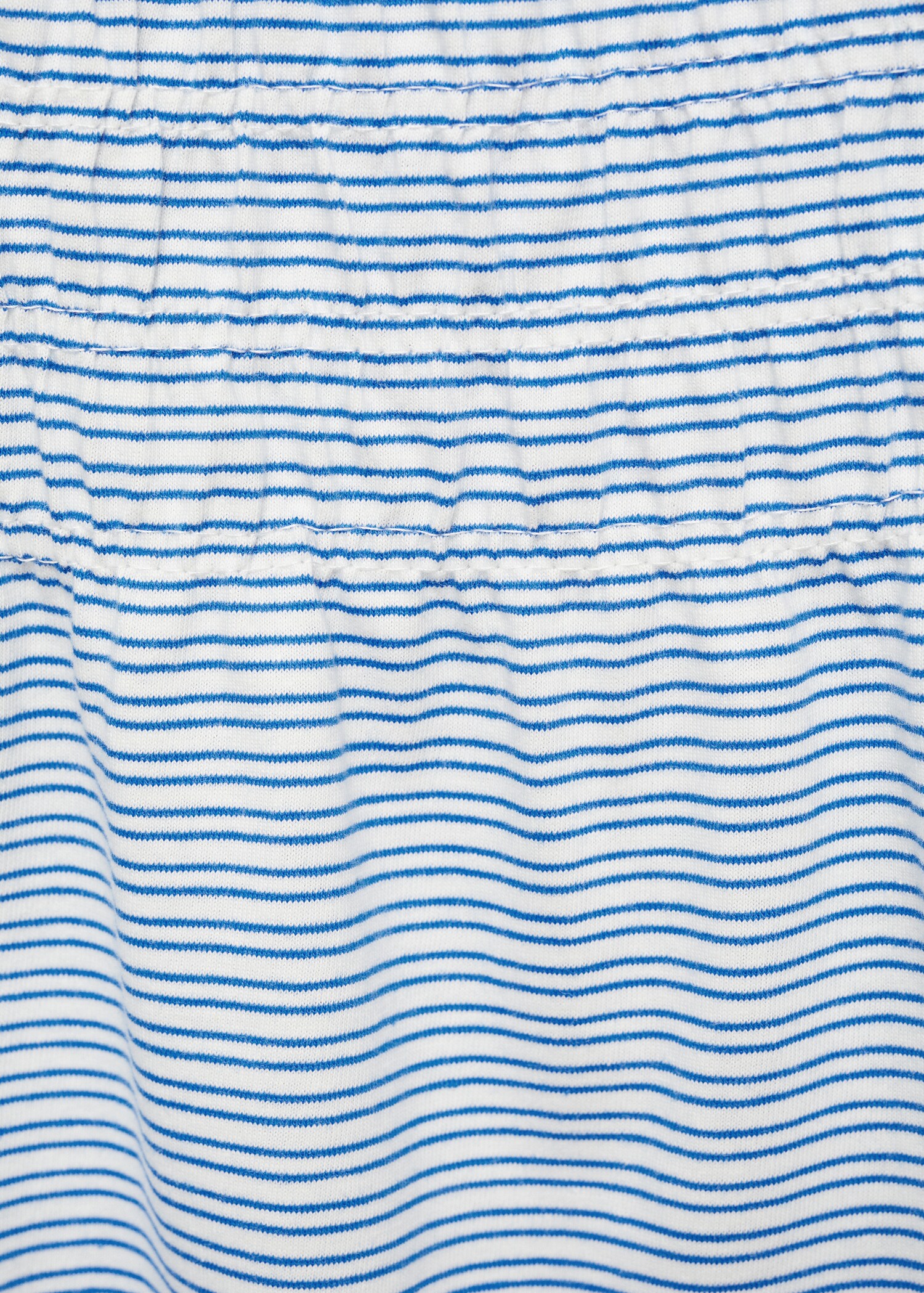 Striped gathered dress - Details of the article 0