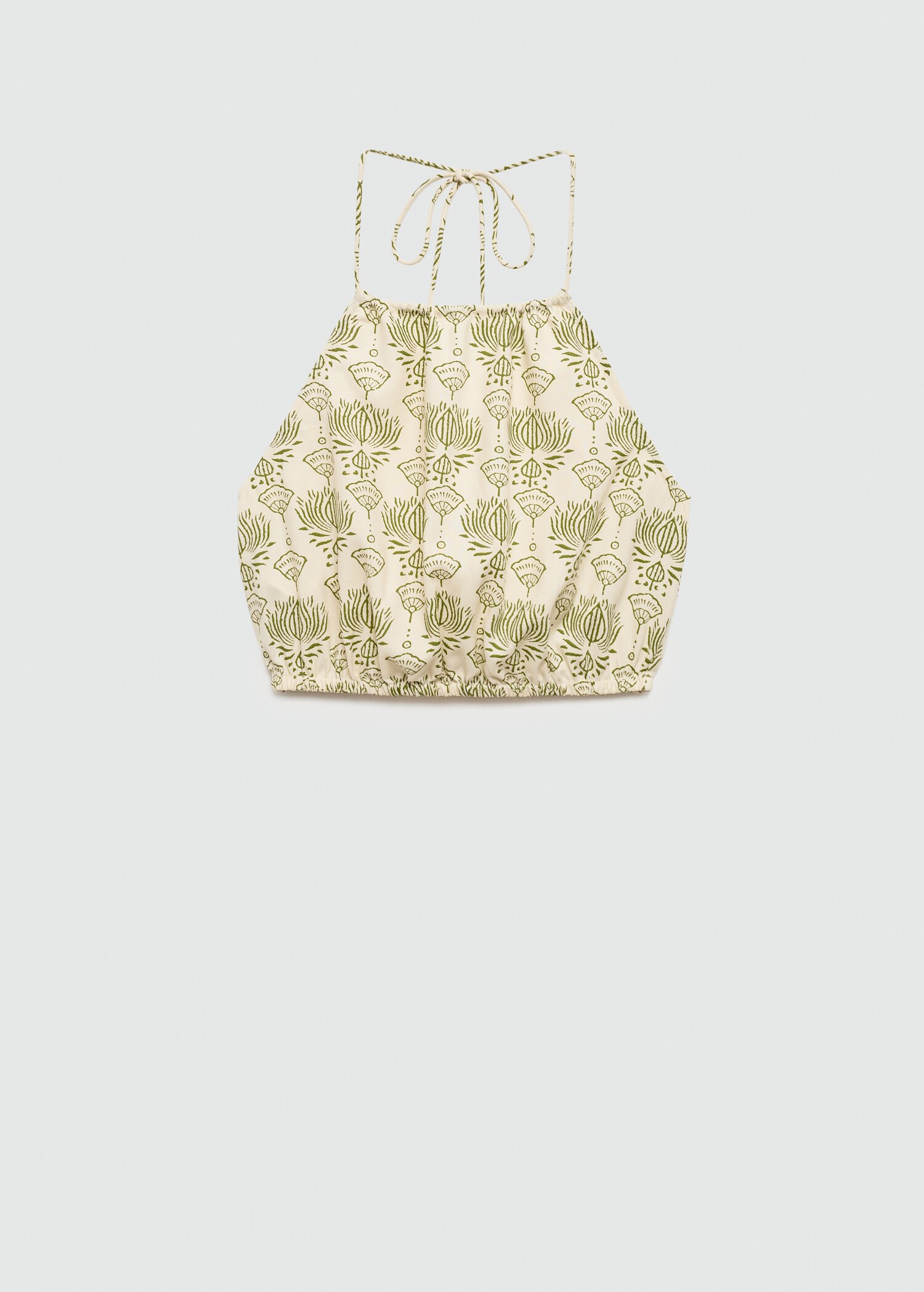 Printed crop top - Article without model