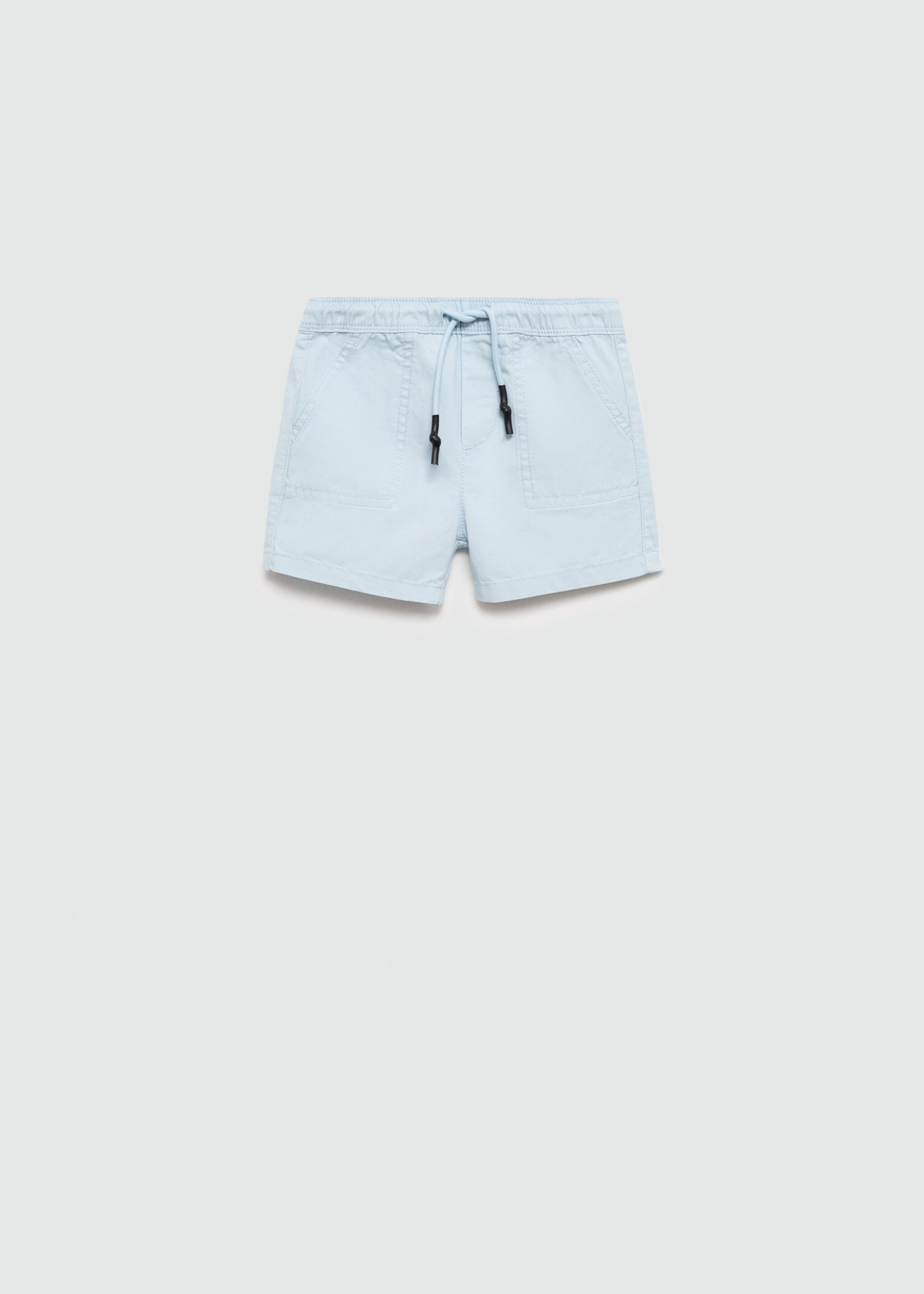 Elastic waist Bermuda shorts - Article without model