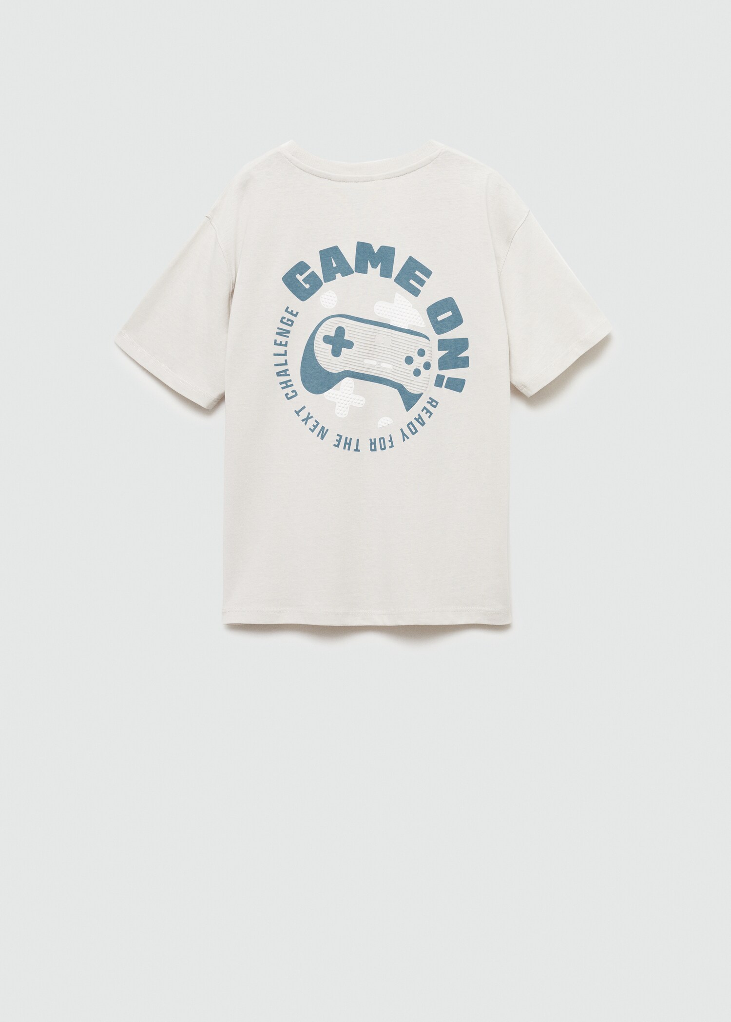 Printed cotton-blend T-shirt - Reverse of the article