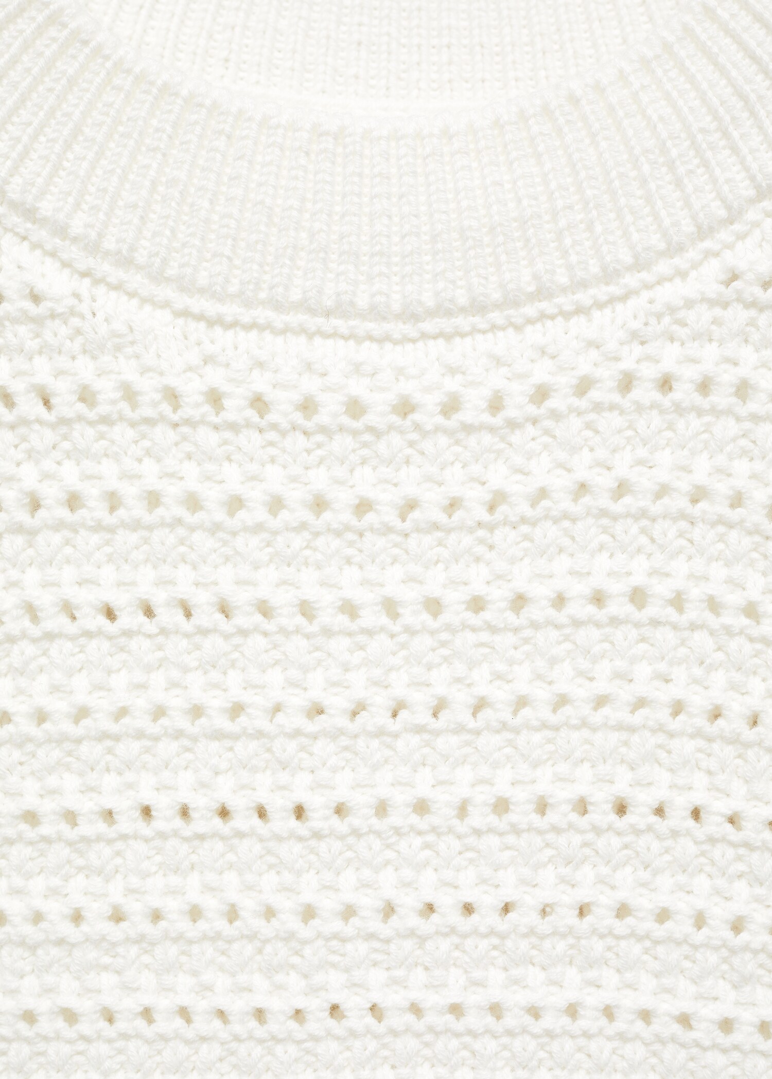 Openwork details knit top - Details of the article 8