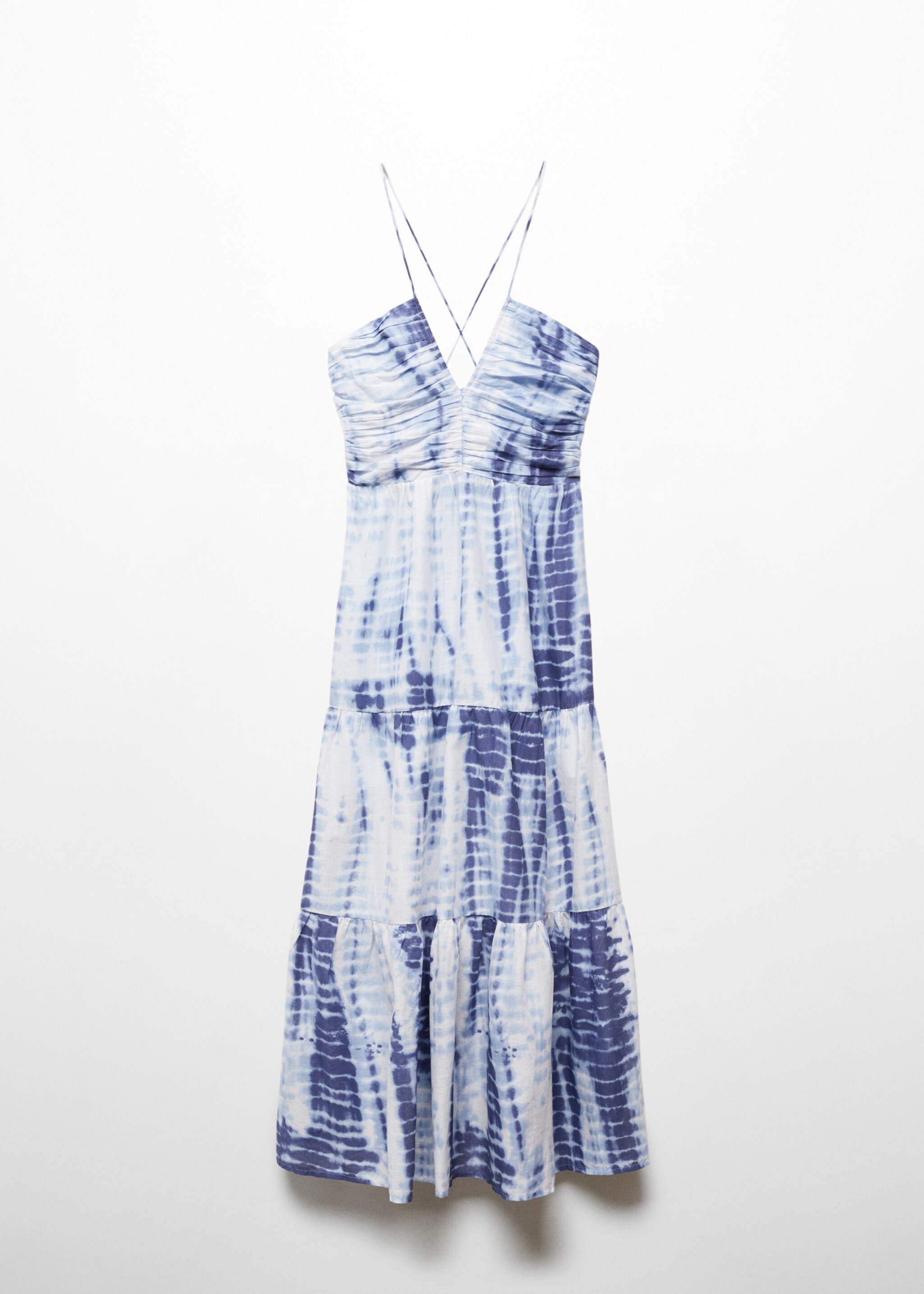 V-neck printed dress - Article without model