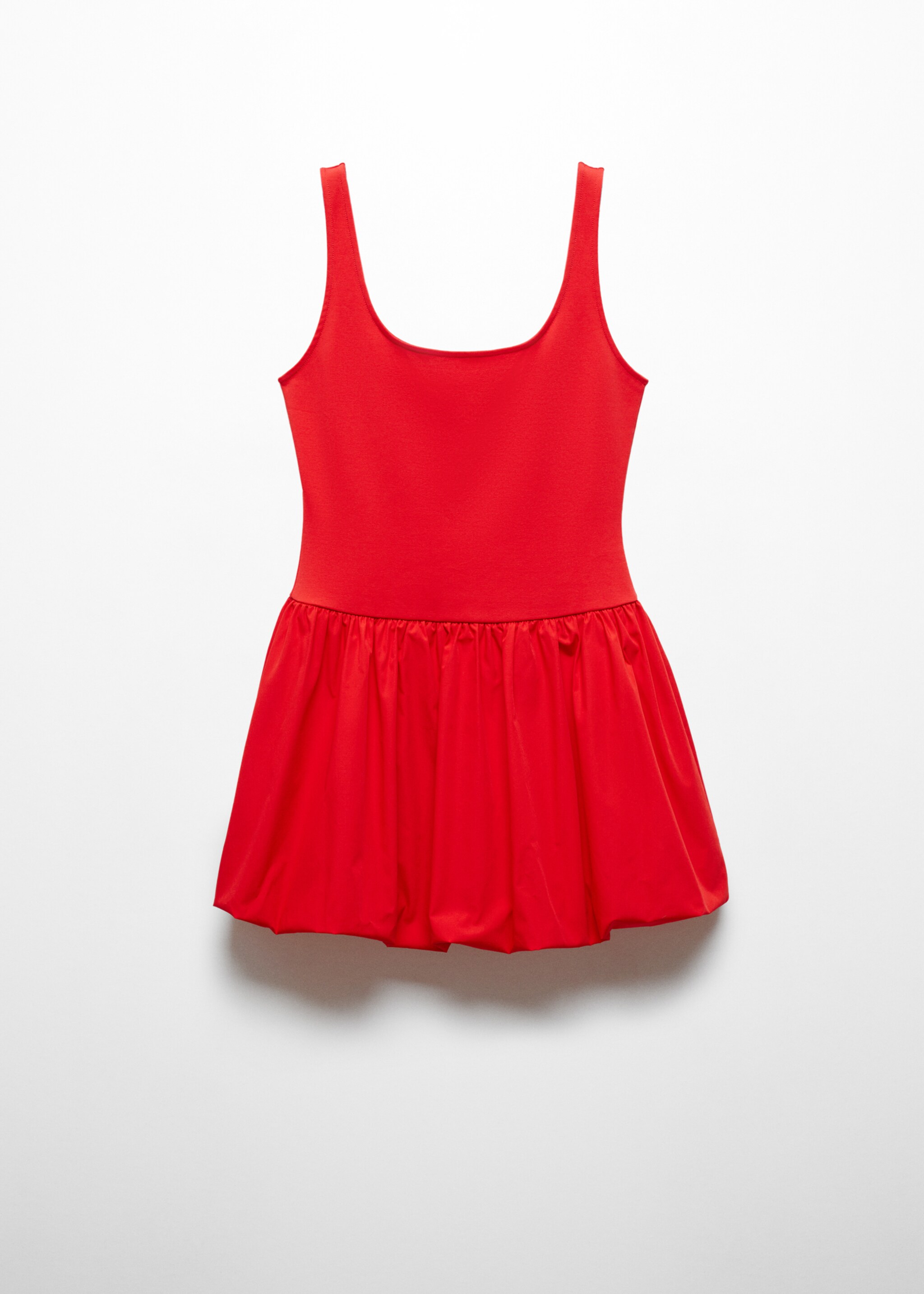 Vestido evasé combinado - Artículo sin modelo