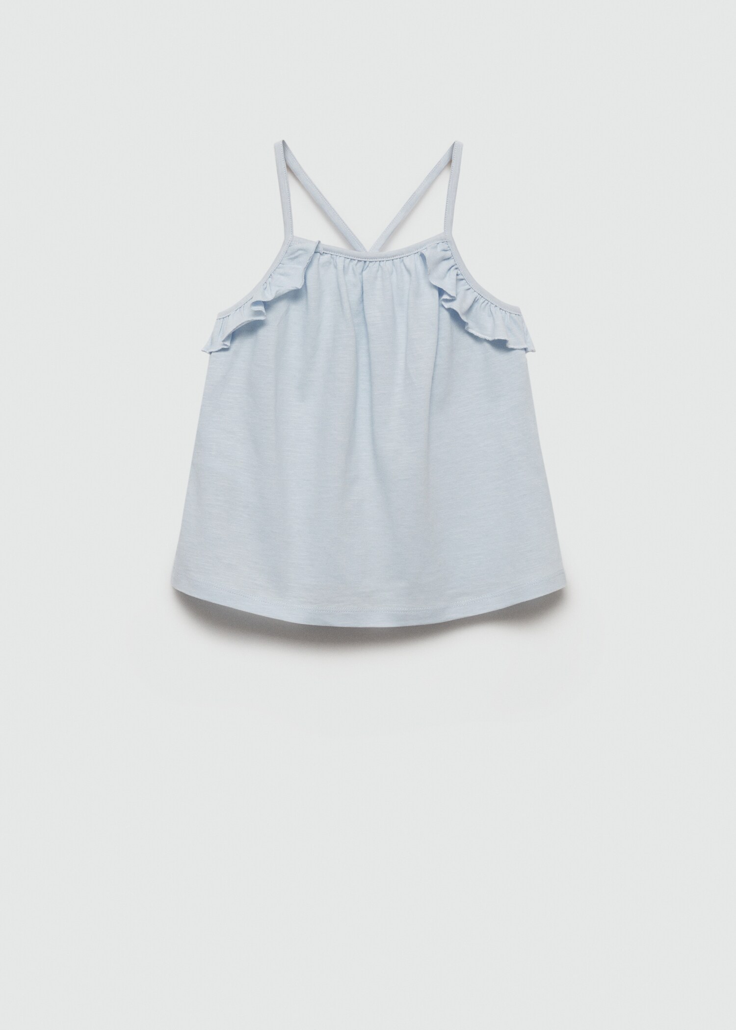 Ruffled strap t-shirt - Article without model