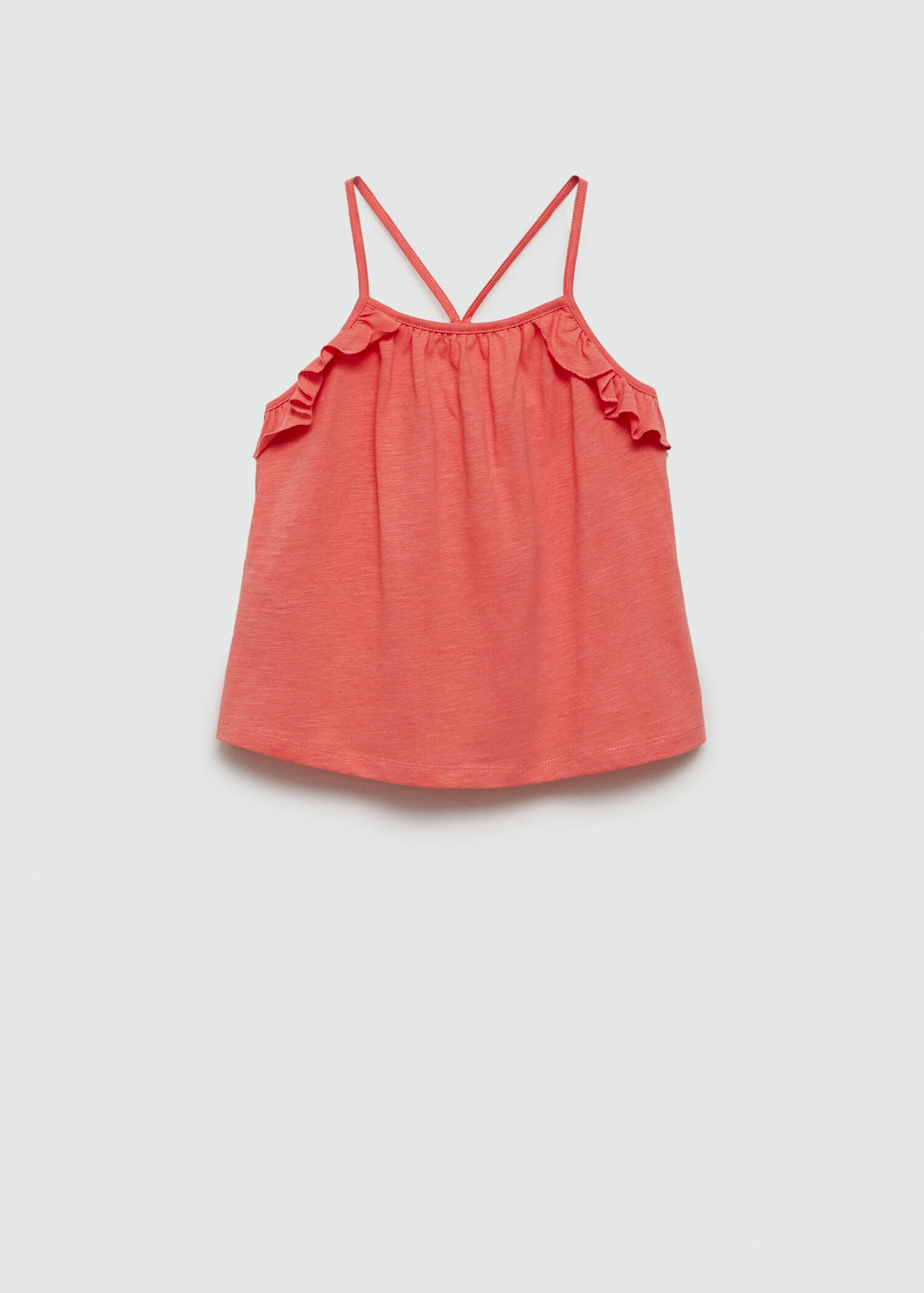 Ruffled strap t-shirt - Article without model
