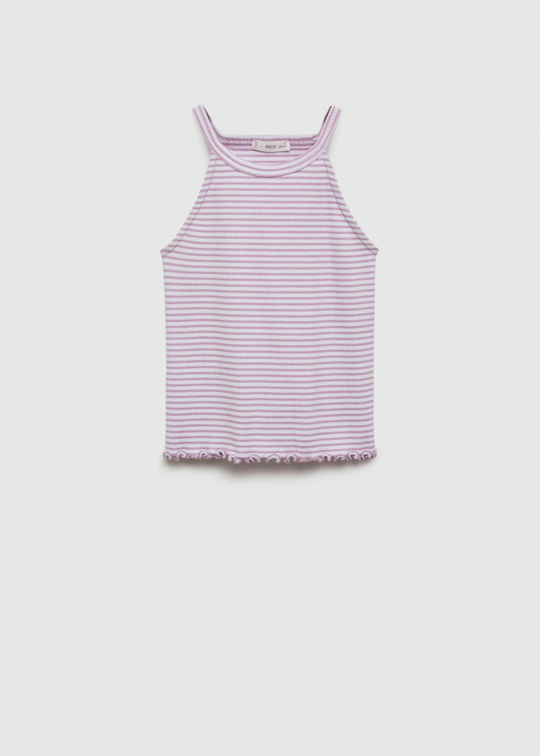 Striped strap T-shirt - Article without model