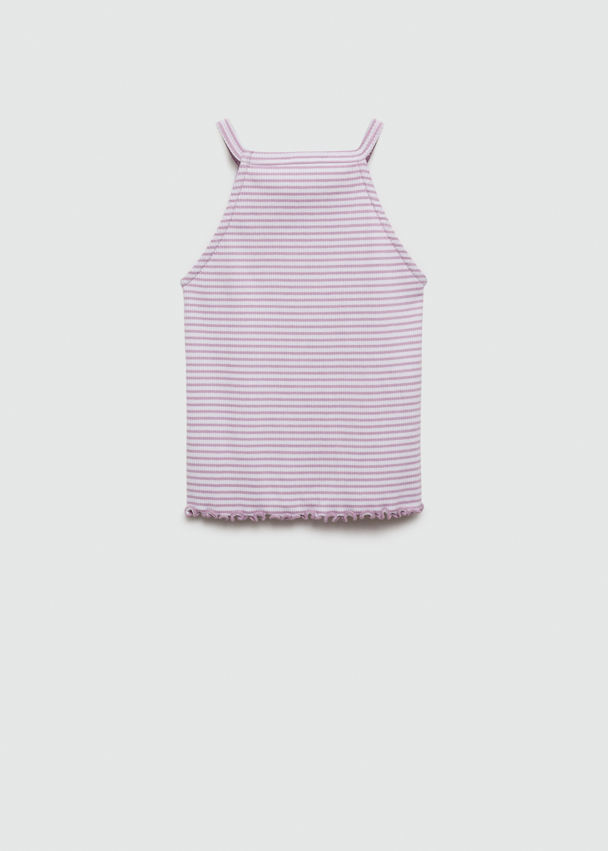 Striped strap T-shirt - Reverse of the article