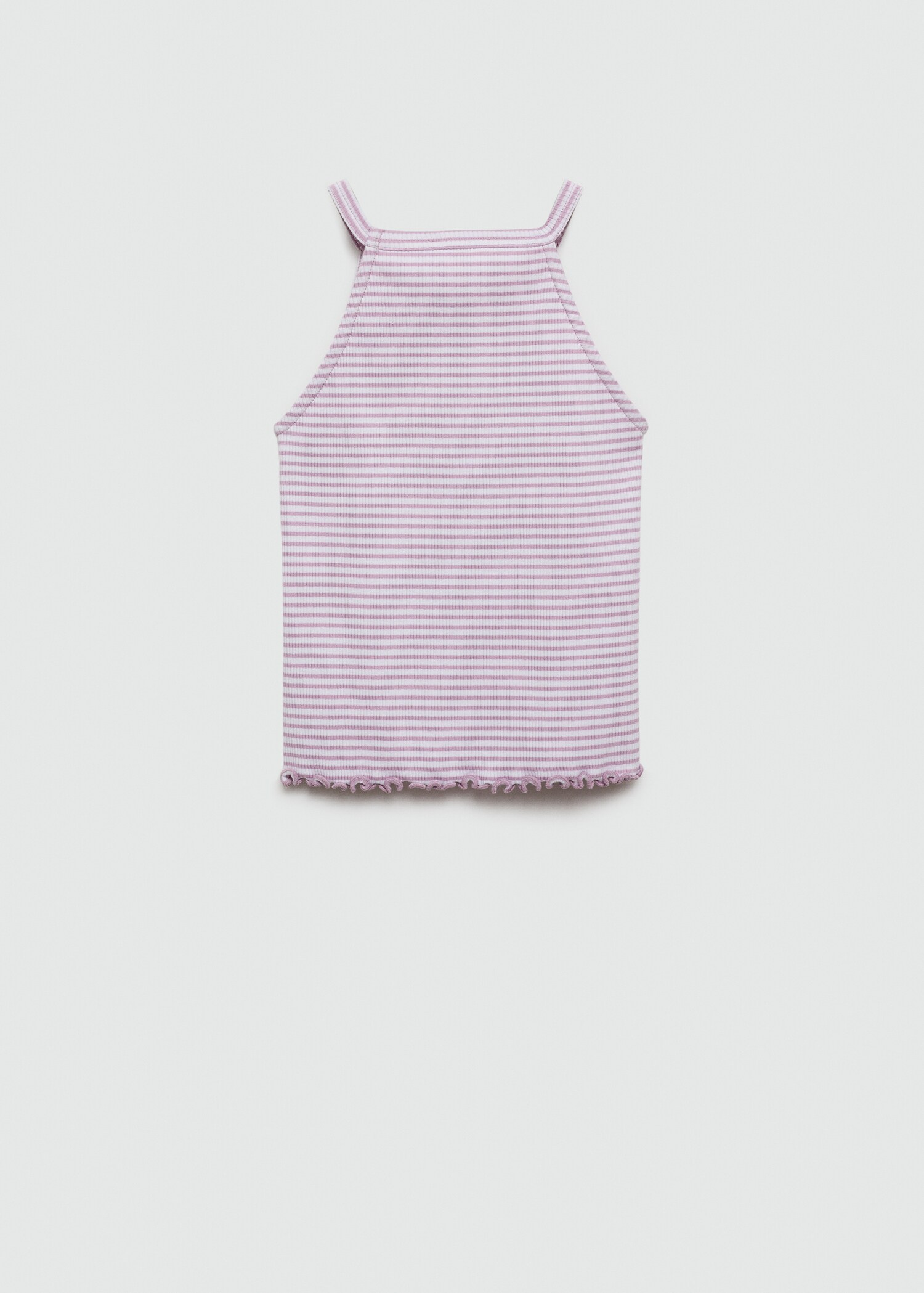 Striped strap T-shirt - Reverse of the article