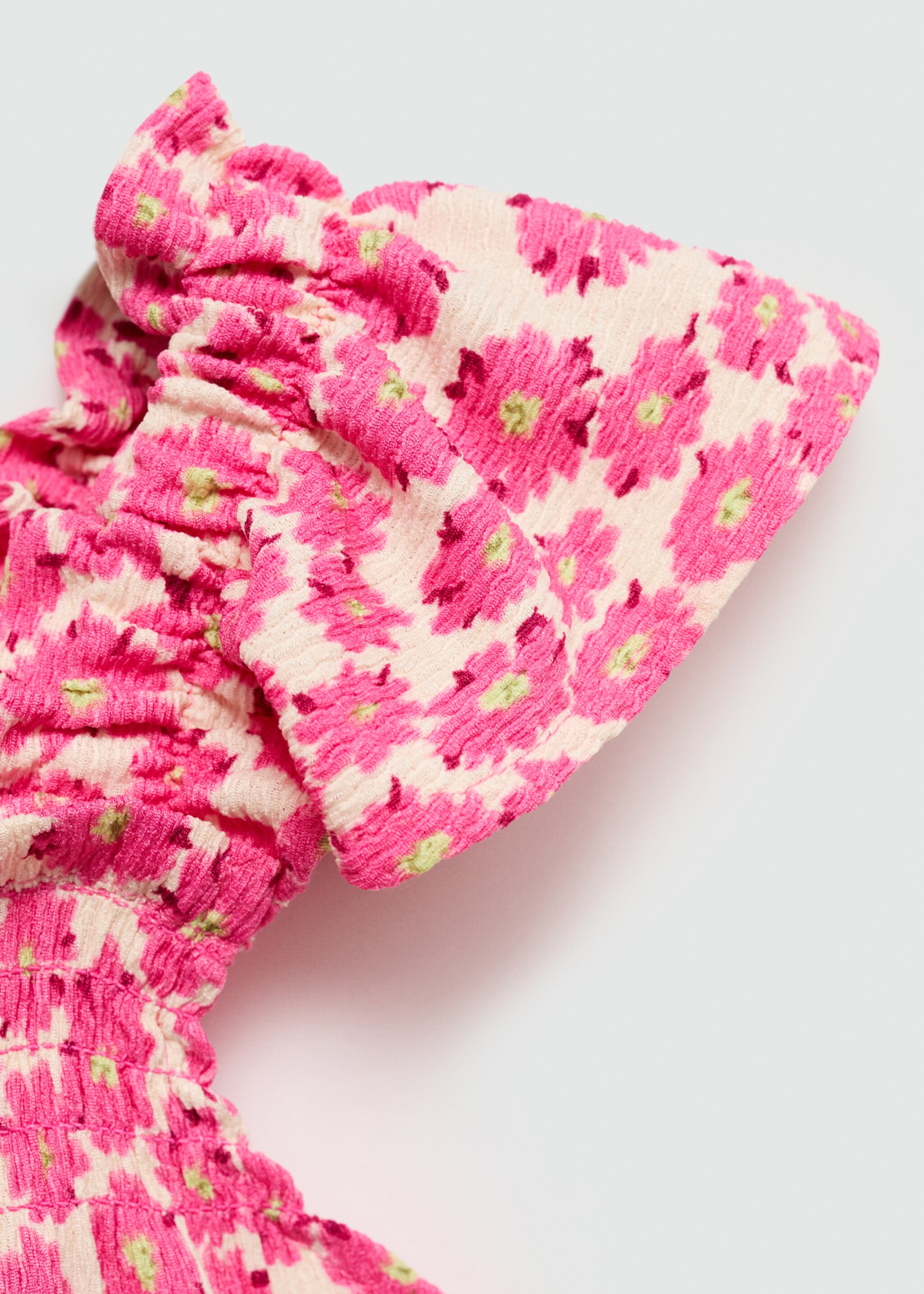 Floral gathered t-shirt - Details of the article 8