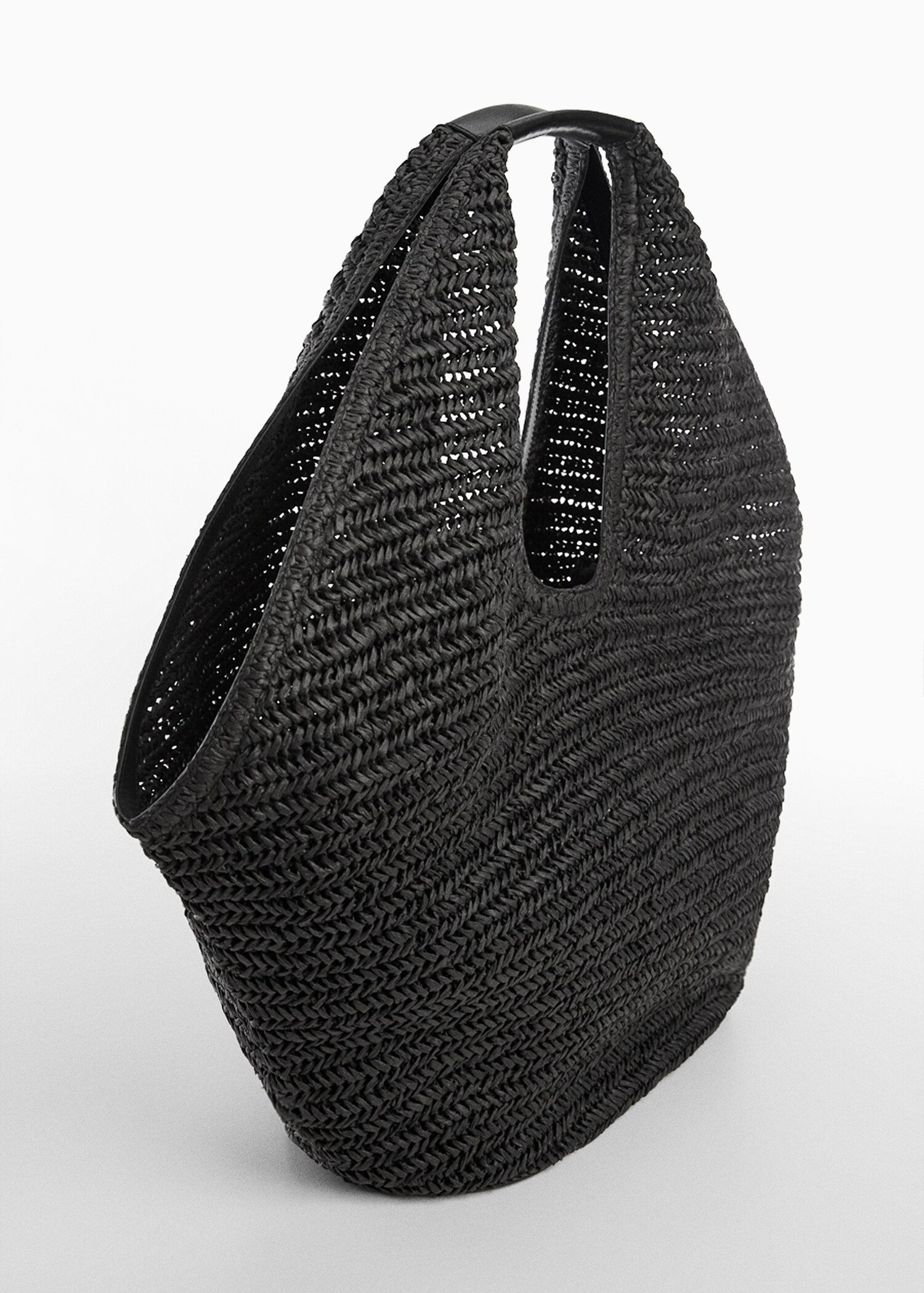 Maxi-Tasche aus Naturfasern - Mittlere Ansicht