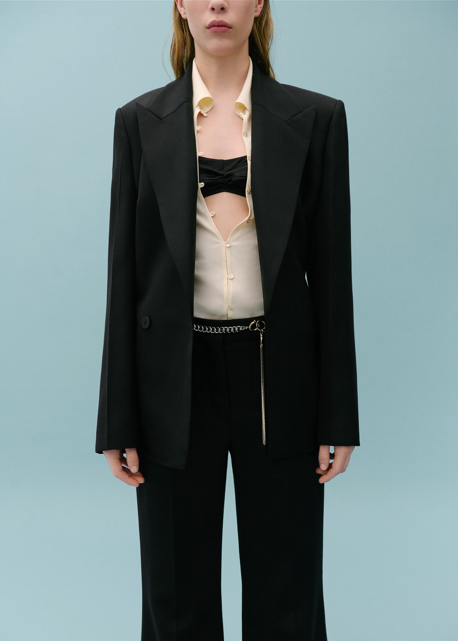 Wool-blend suit trousers - Details of the article 6