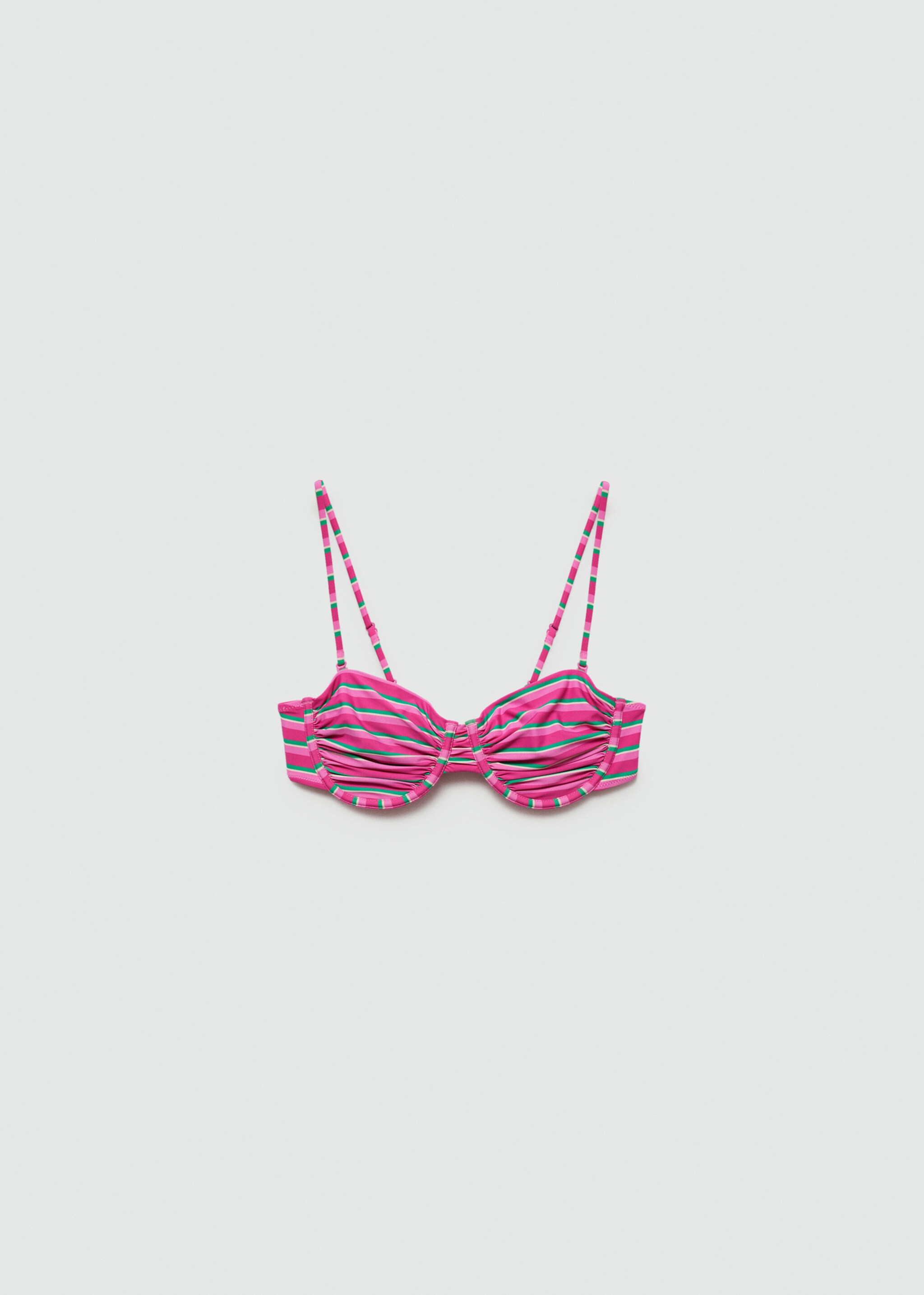 Stripe-print bikini top - Article without model