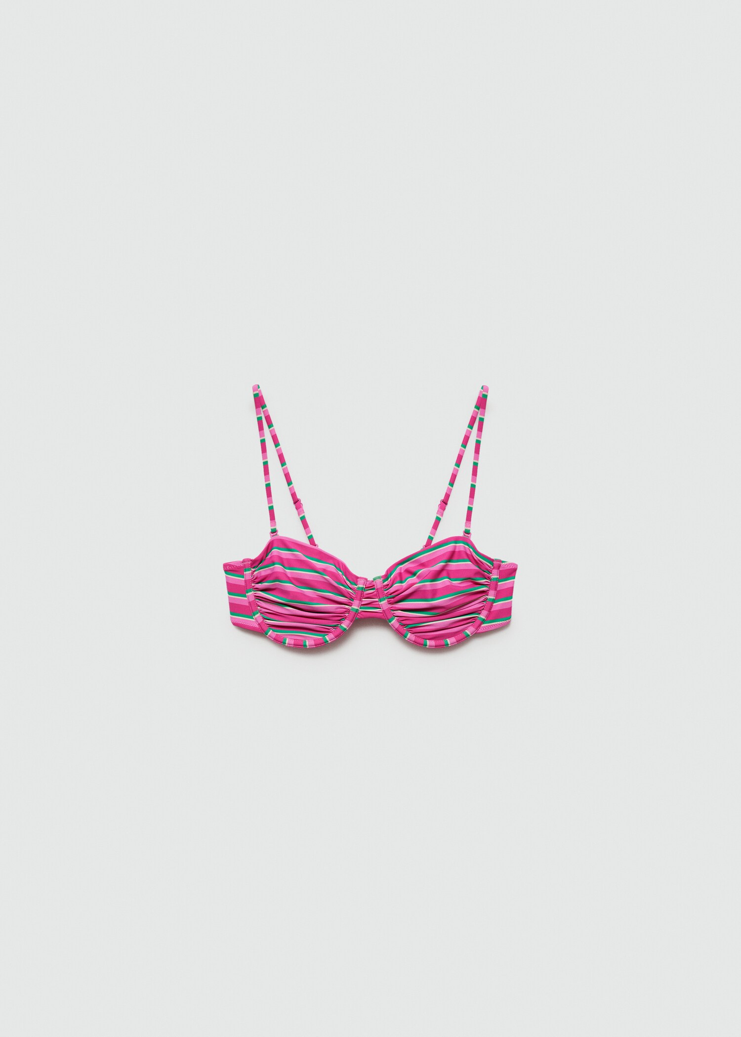 Stripe-print bikini top - Article without model