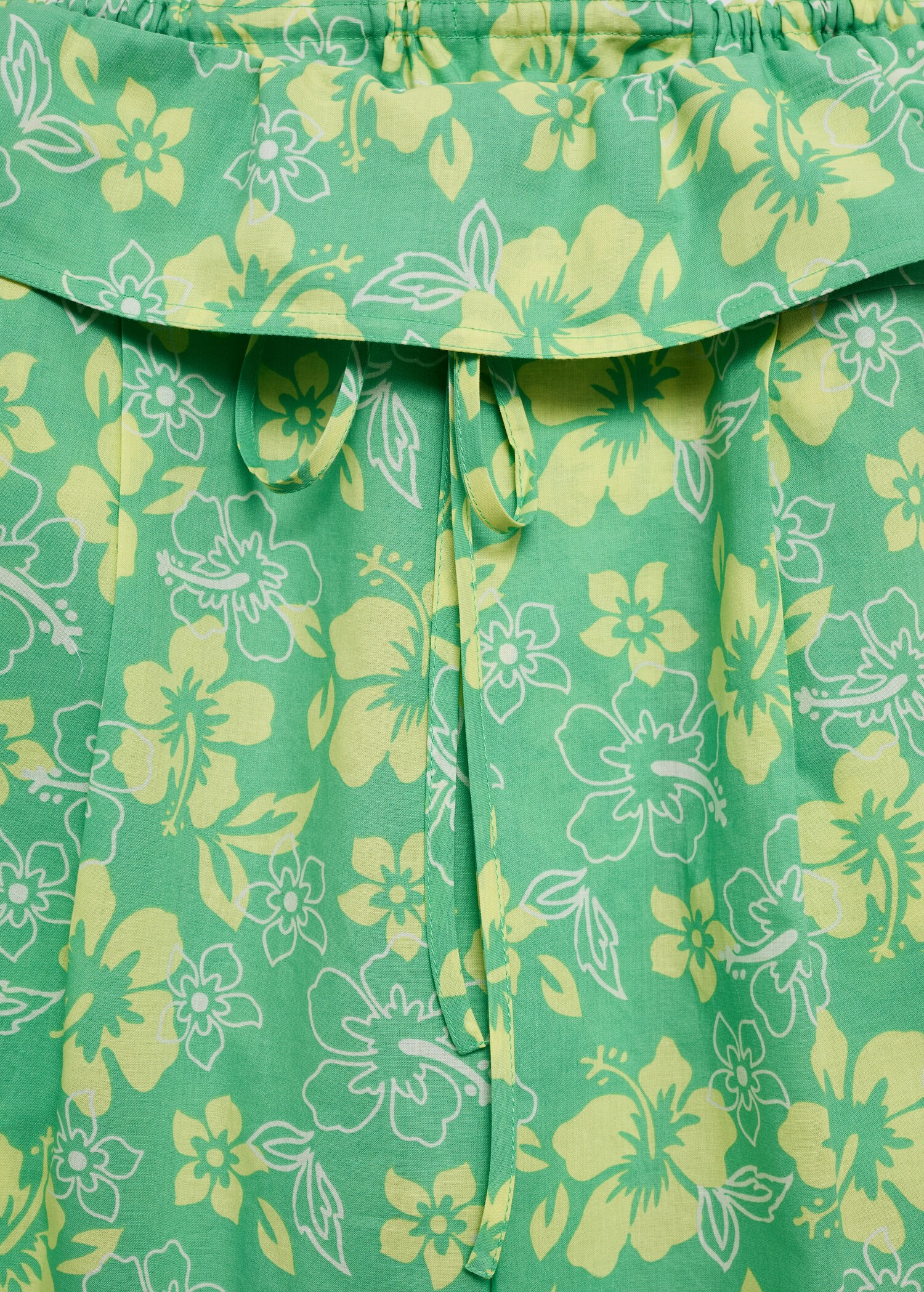 Printed trousers with turn-up waist - Details of the article 8