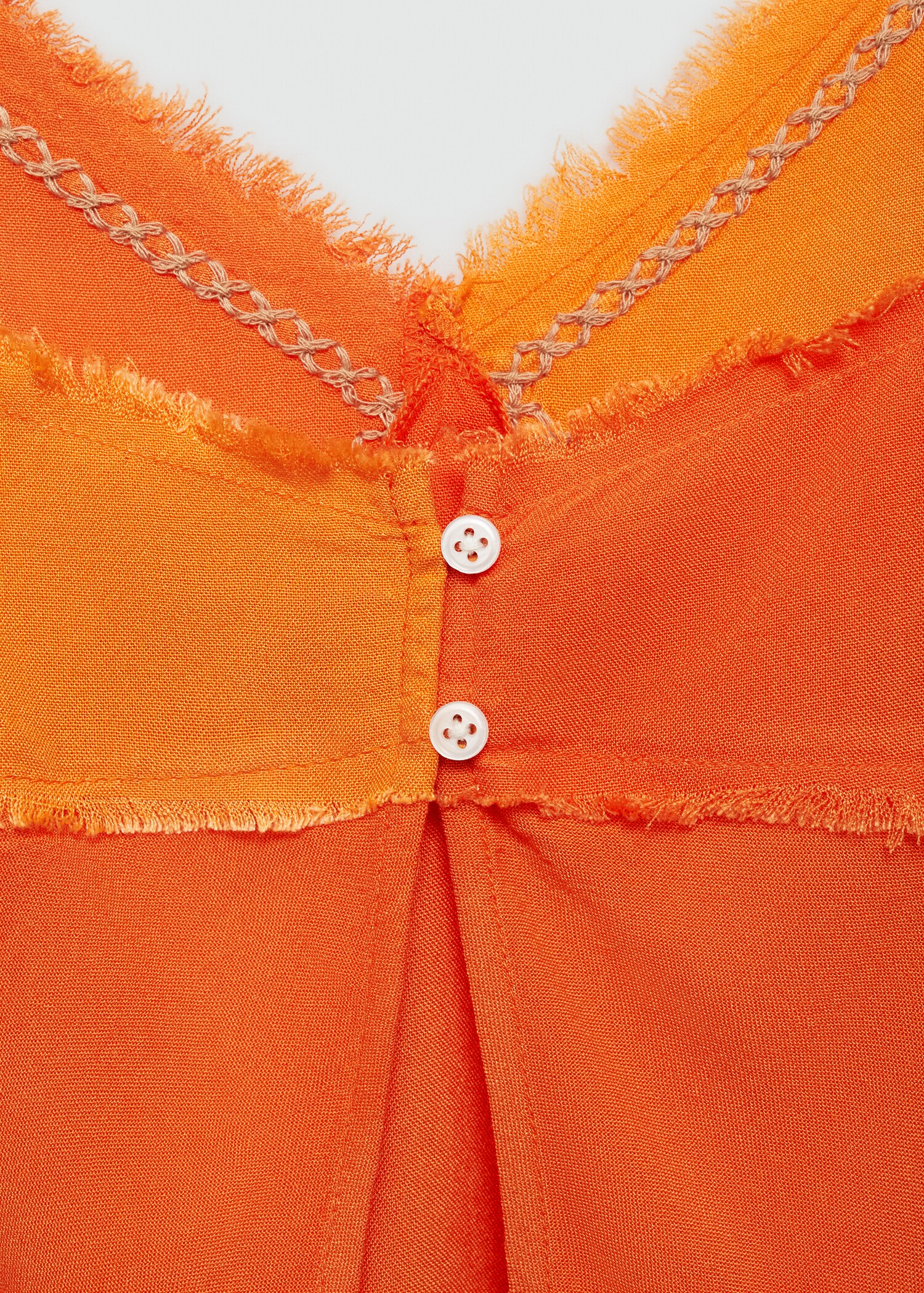 Contrast top with beaded details - Details of the article 0
