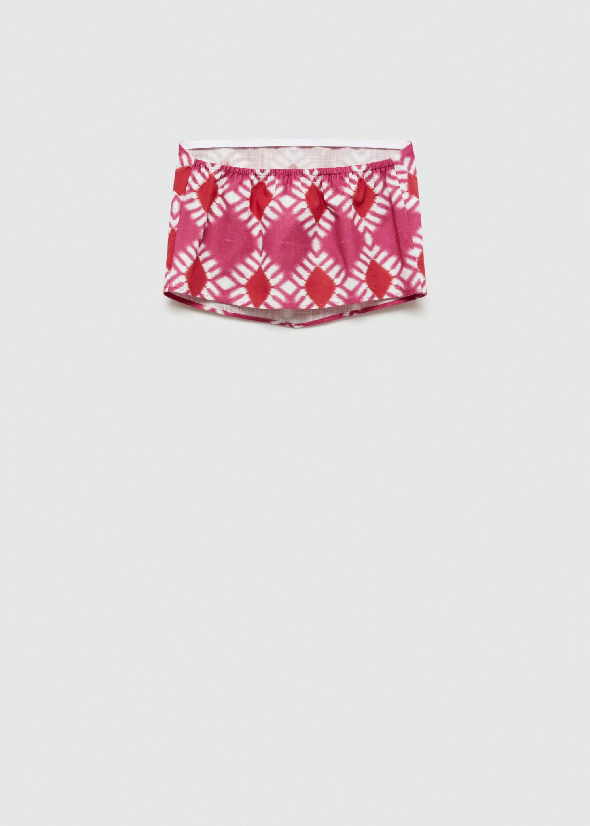 Top estampado geométrico - Reverso del artículo