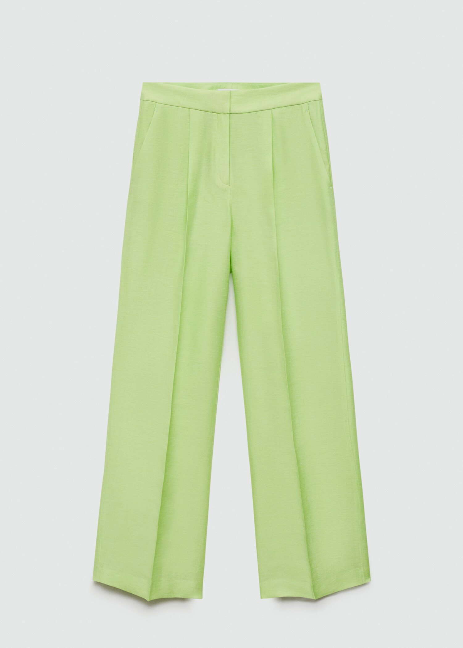 Wideleg linen trousers - Article without model