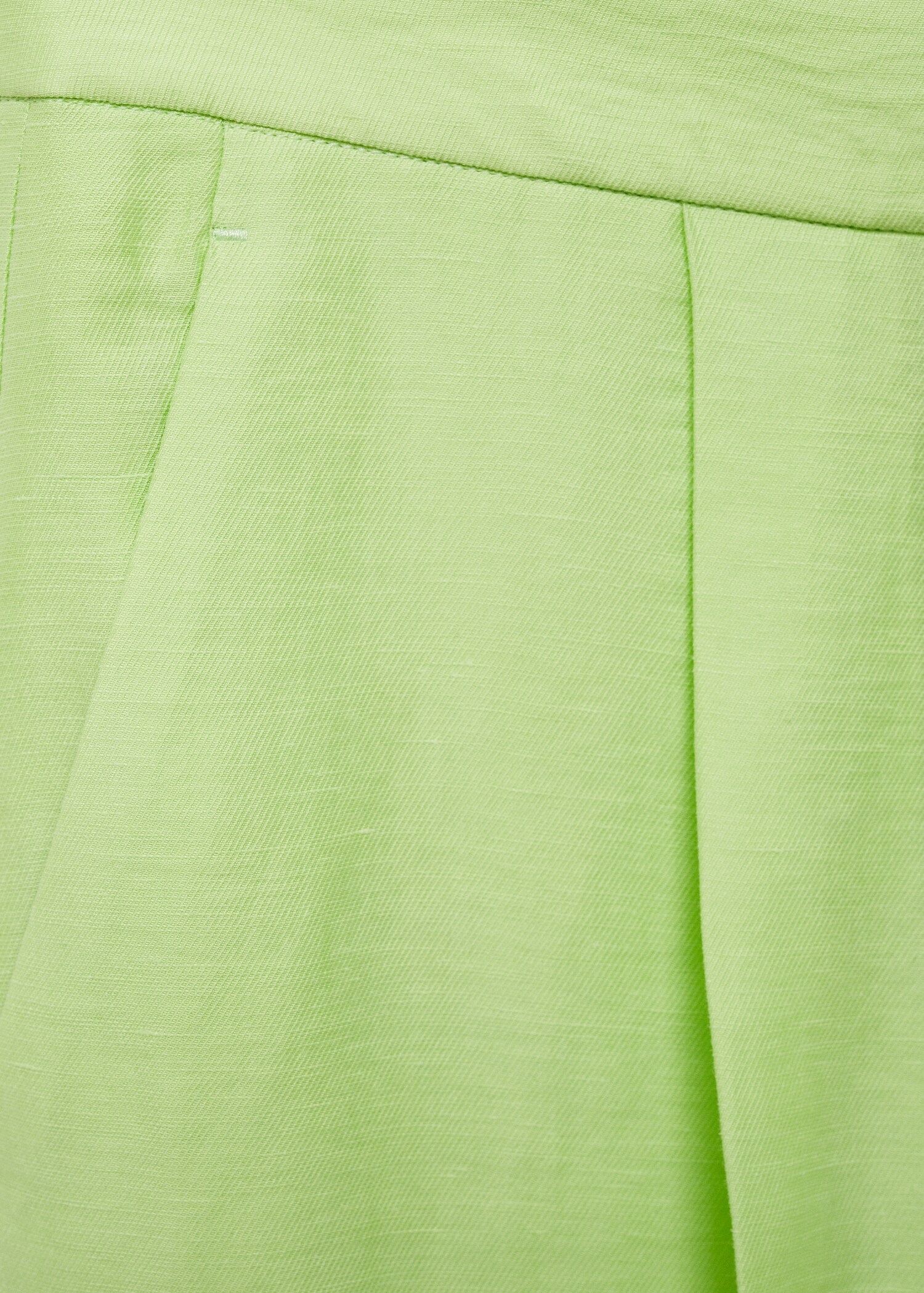 Wideleg linen trousers - Details of the article 8