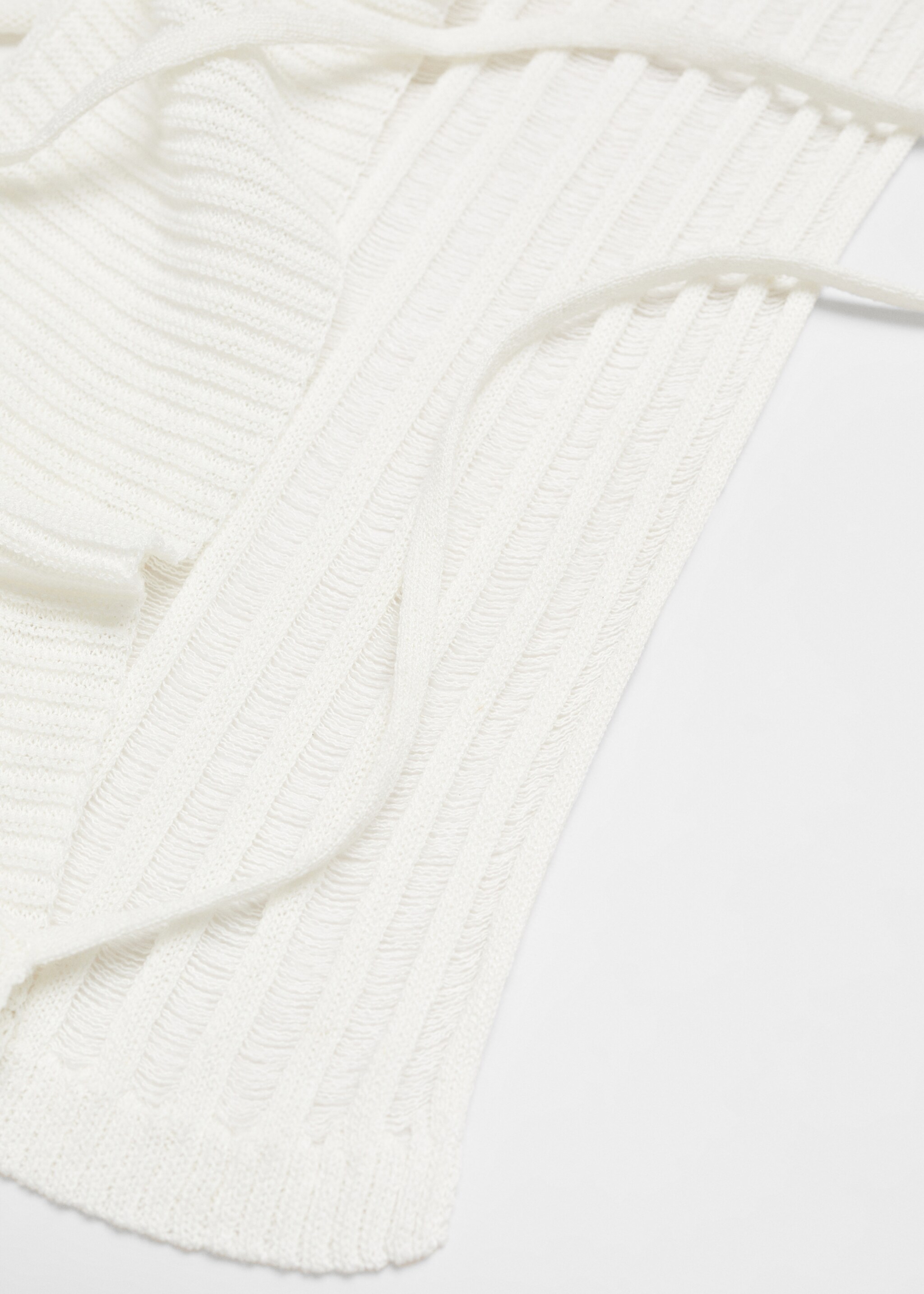 Double-breasted knitted waistcoat - Details of the article 8