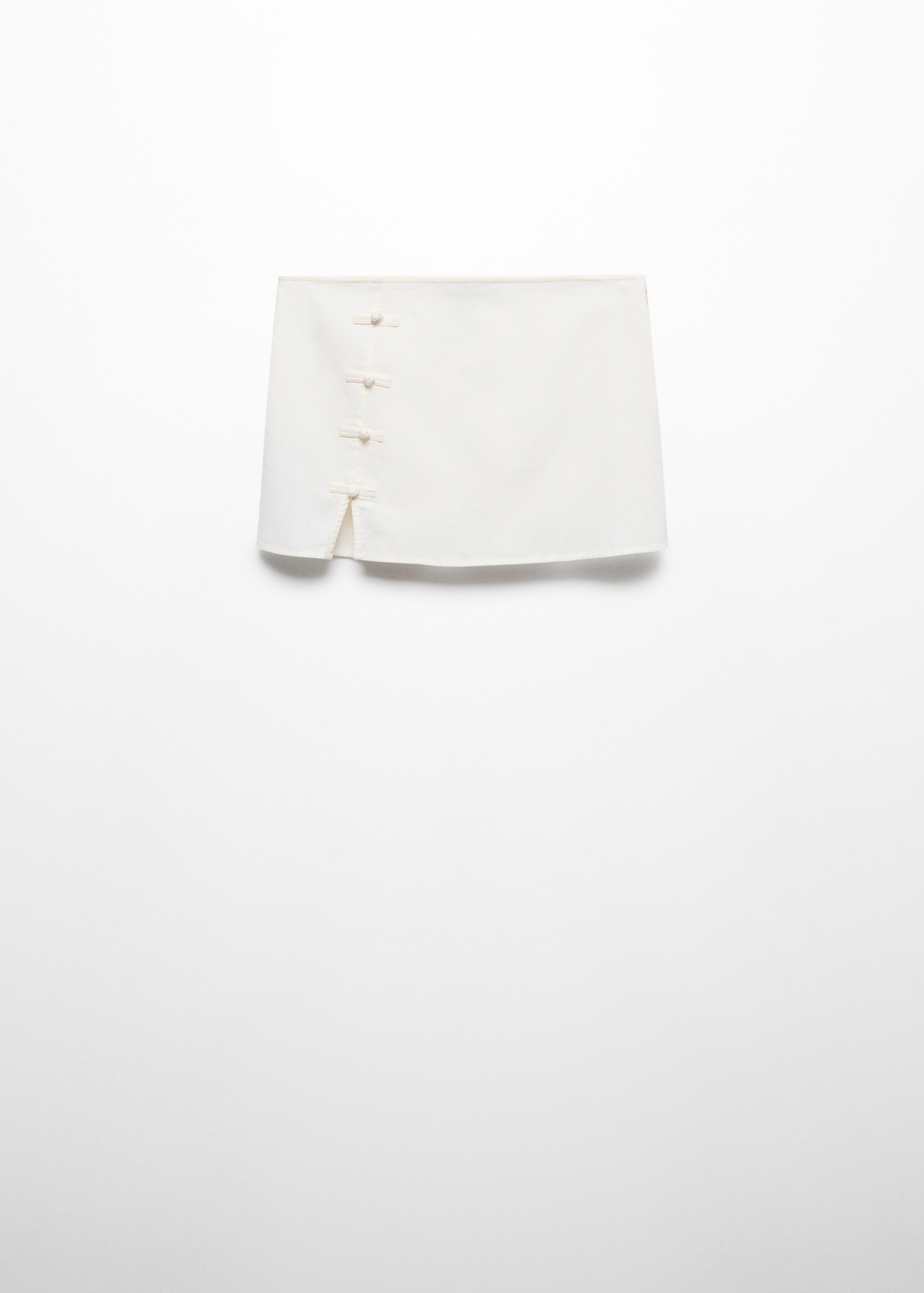 Mini-skirt with decorative buttons - Article without model