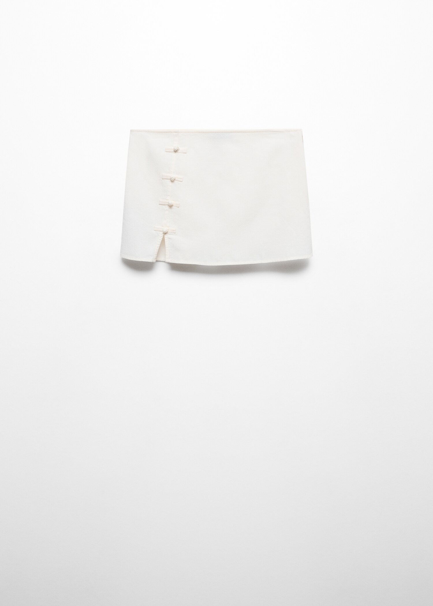 Mini-skirt with decorative buttons - Article without model
