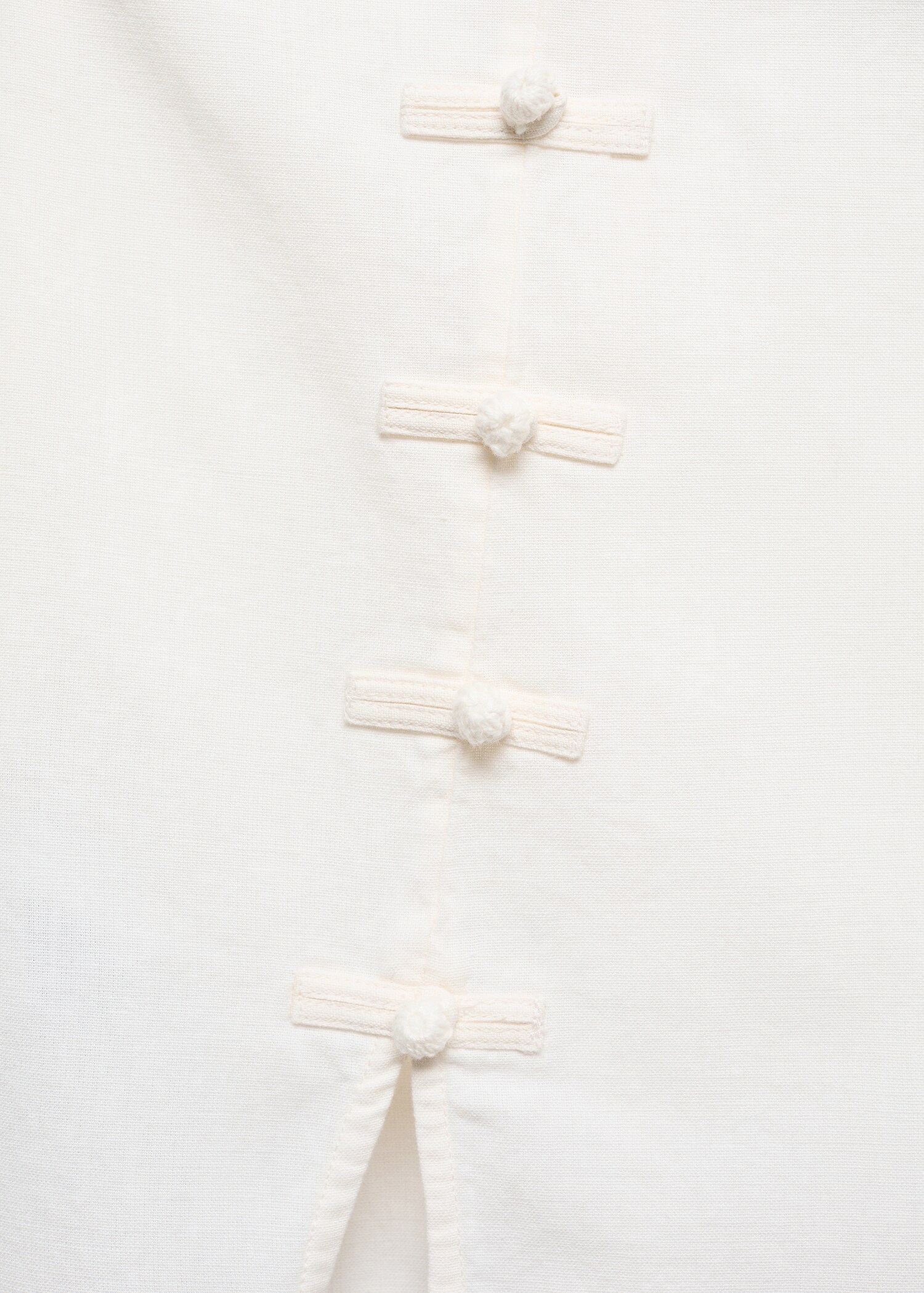 Mini-skirt with decorative buttons - Details of the article 8