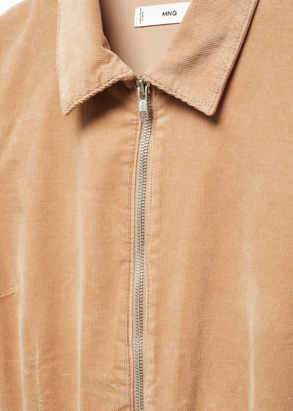 Corduroy jumpsuit with zip - Women | MANGO OUTLET USA