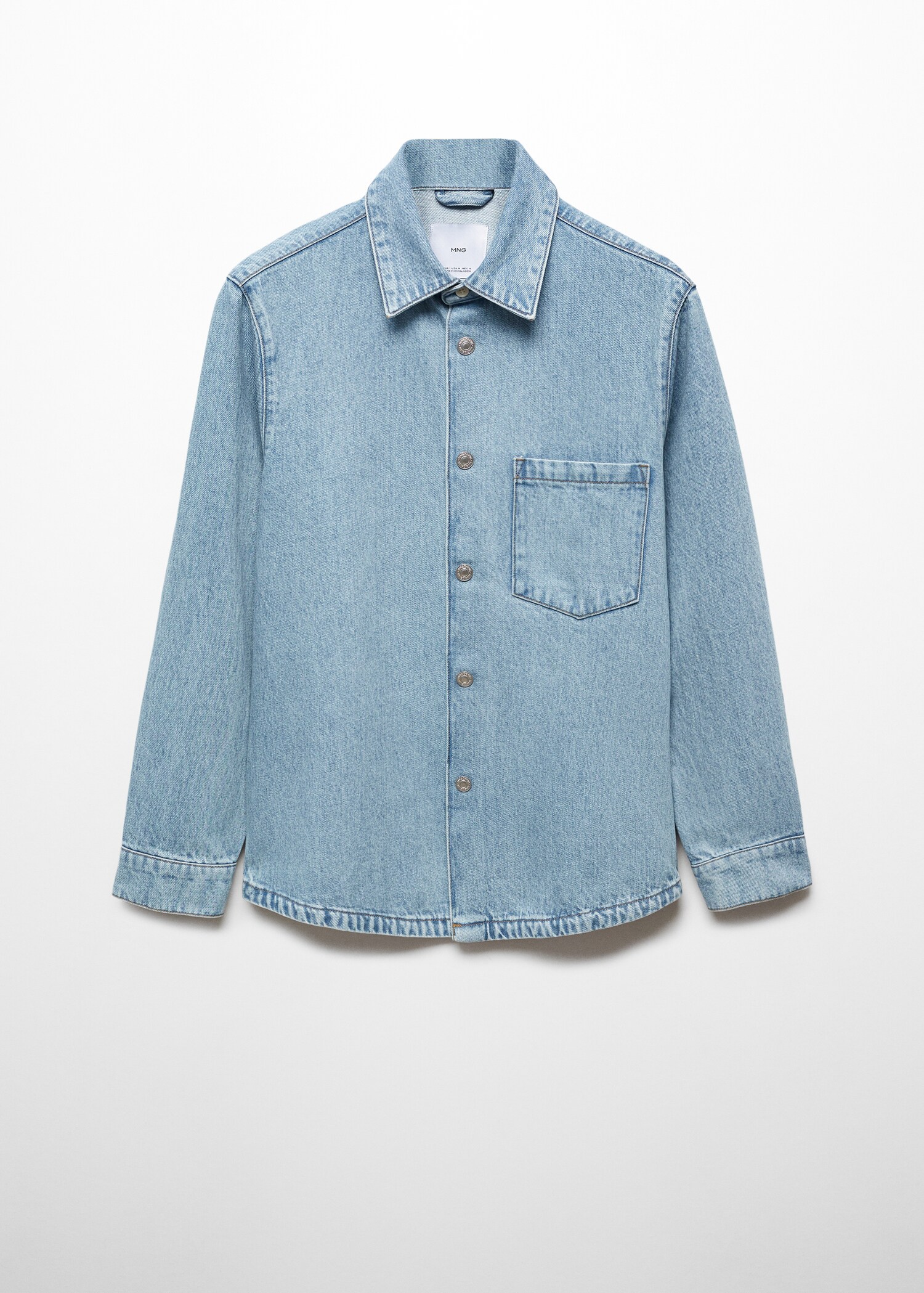 Pocket denim overshirt - Article without model