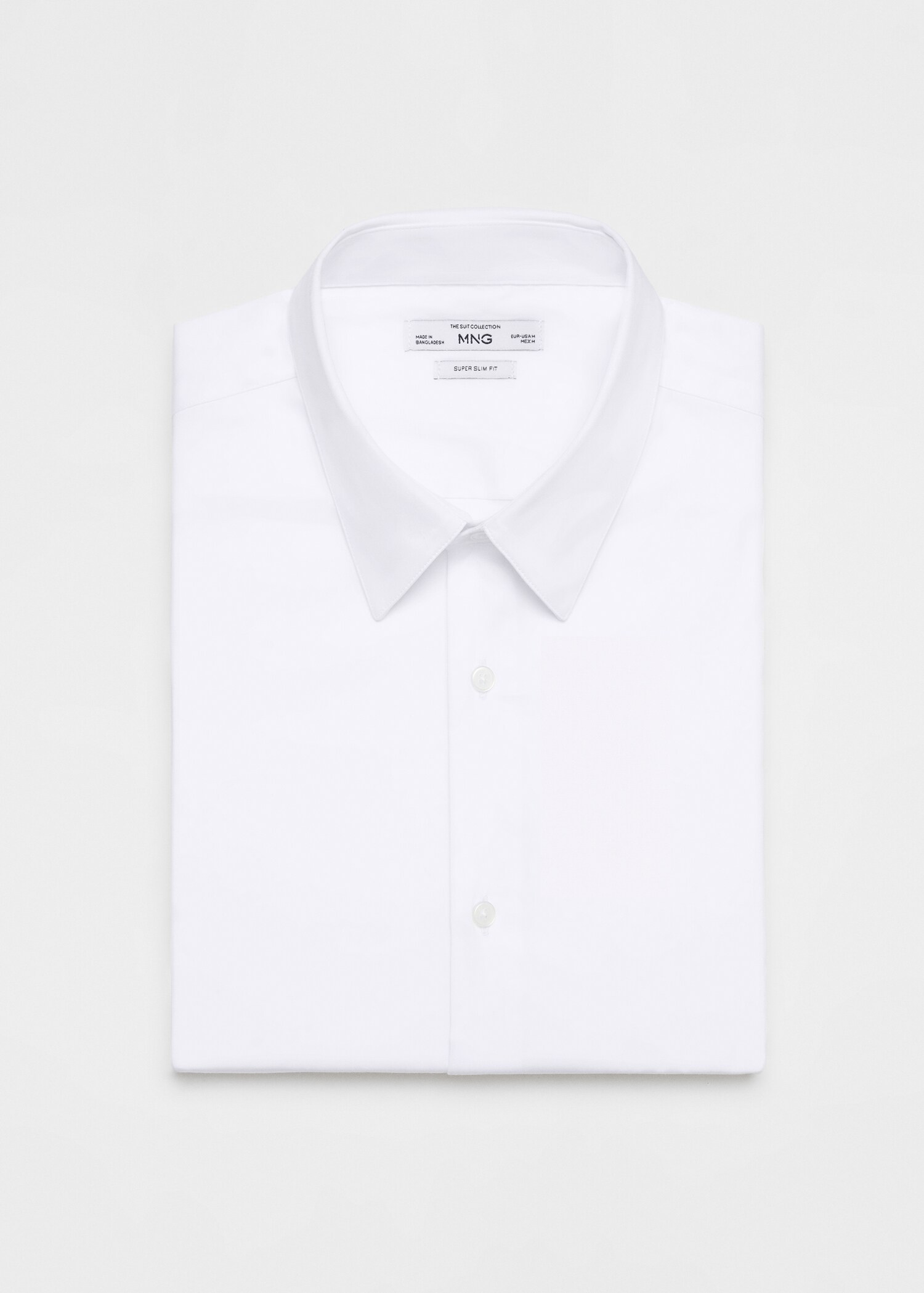 Super slim-fit poplin suit shirt - Details of the article 8
