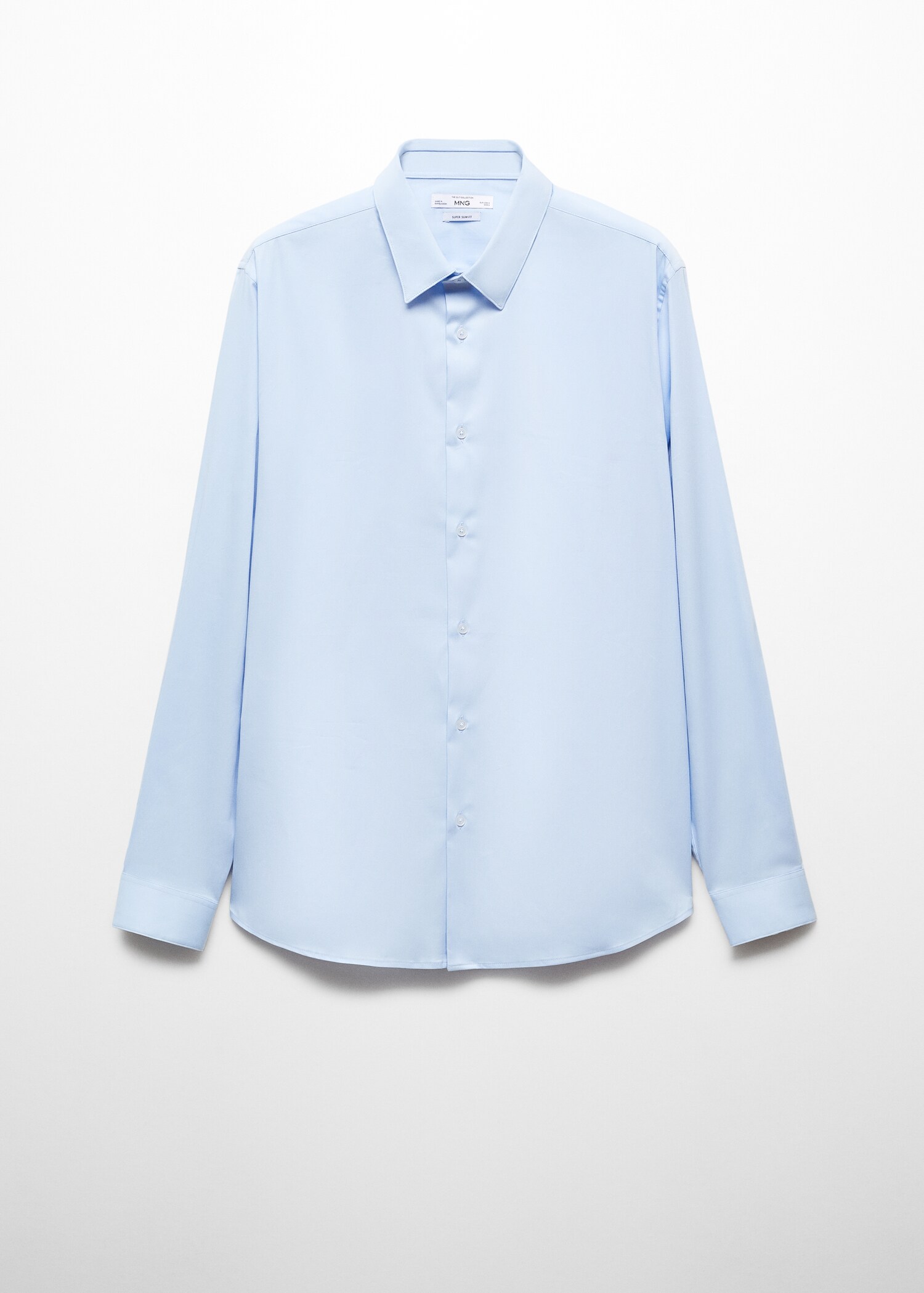 Πουκάμισο κοστουμιού super slim fit ποπλίνα - Προϊόν χωρίς μοντέλο