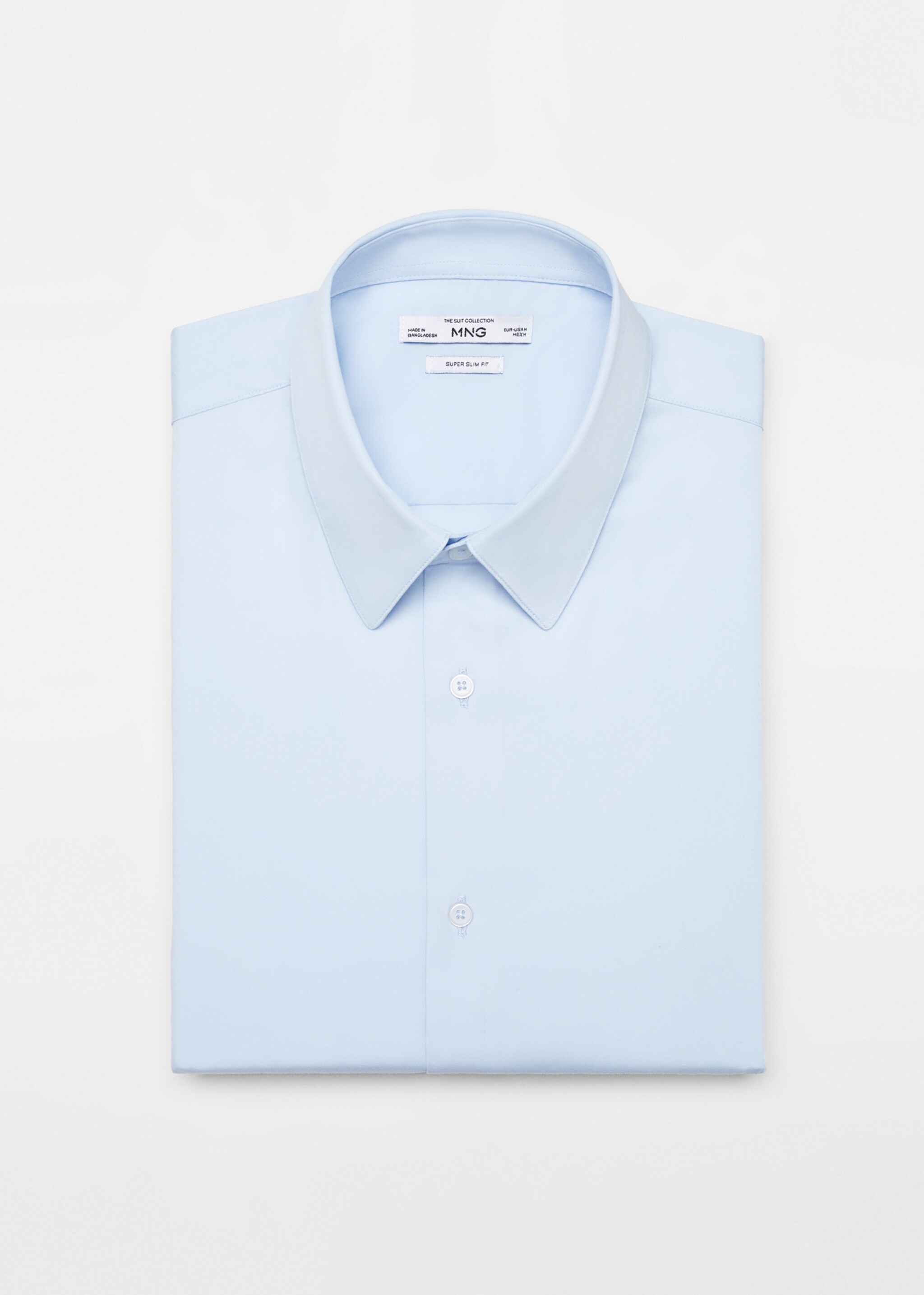Super slim-fit poplin suit shirt - Details of the article 8